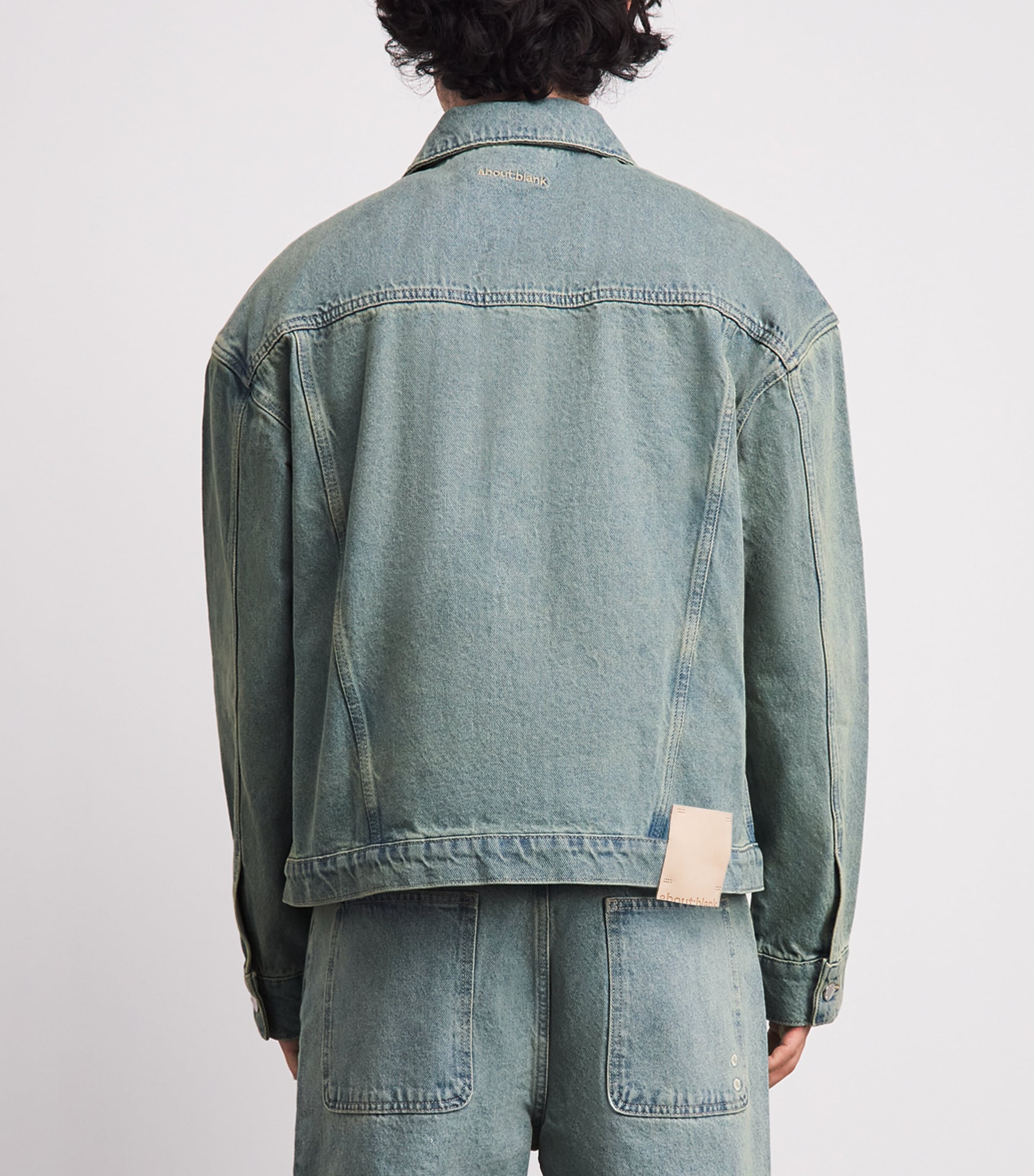 about:blank Mens Denim Jacket Murky Wash Image 5