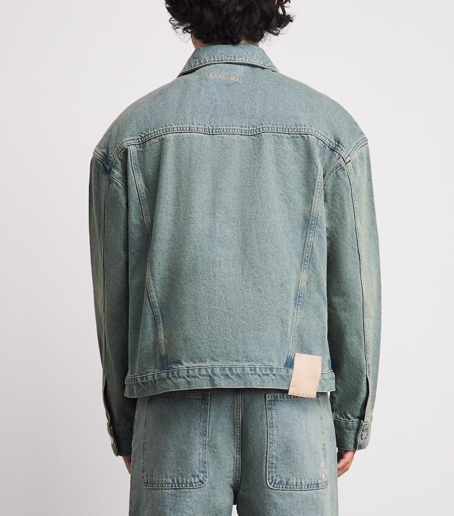 about:blank Mens Denim Jacket Murky Wash Image 5