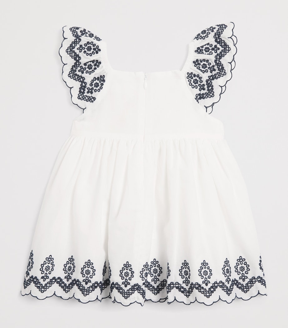 Patachou Cotton St Tropez Dress (6-36 Months) Marine Image 2