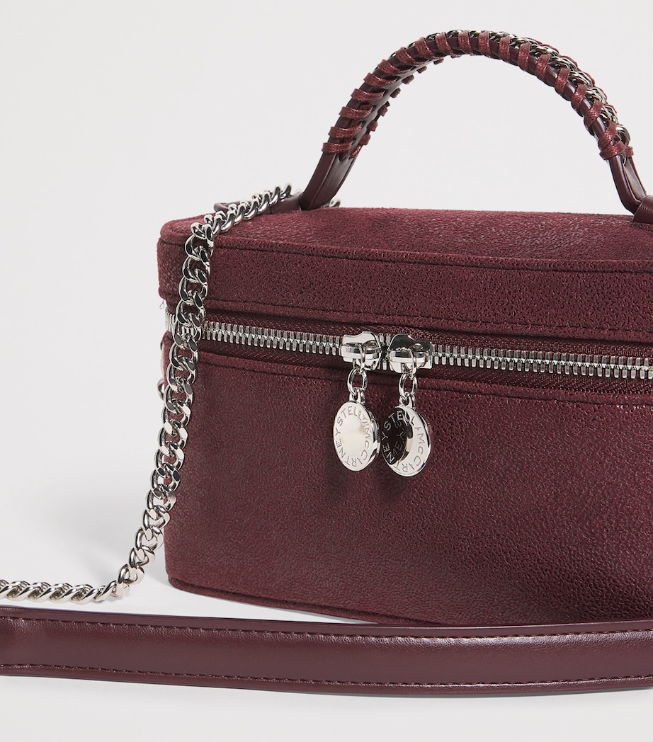 Shaggy Deer Falabella Cosmetic Case Top-Handle Bag 6002 PLUM Image 6