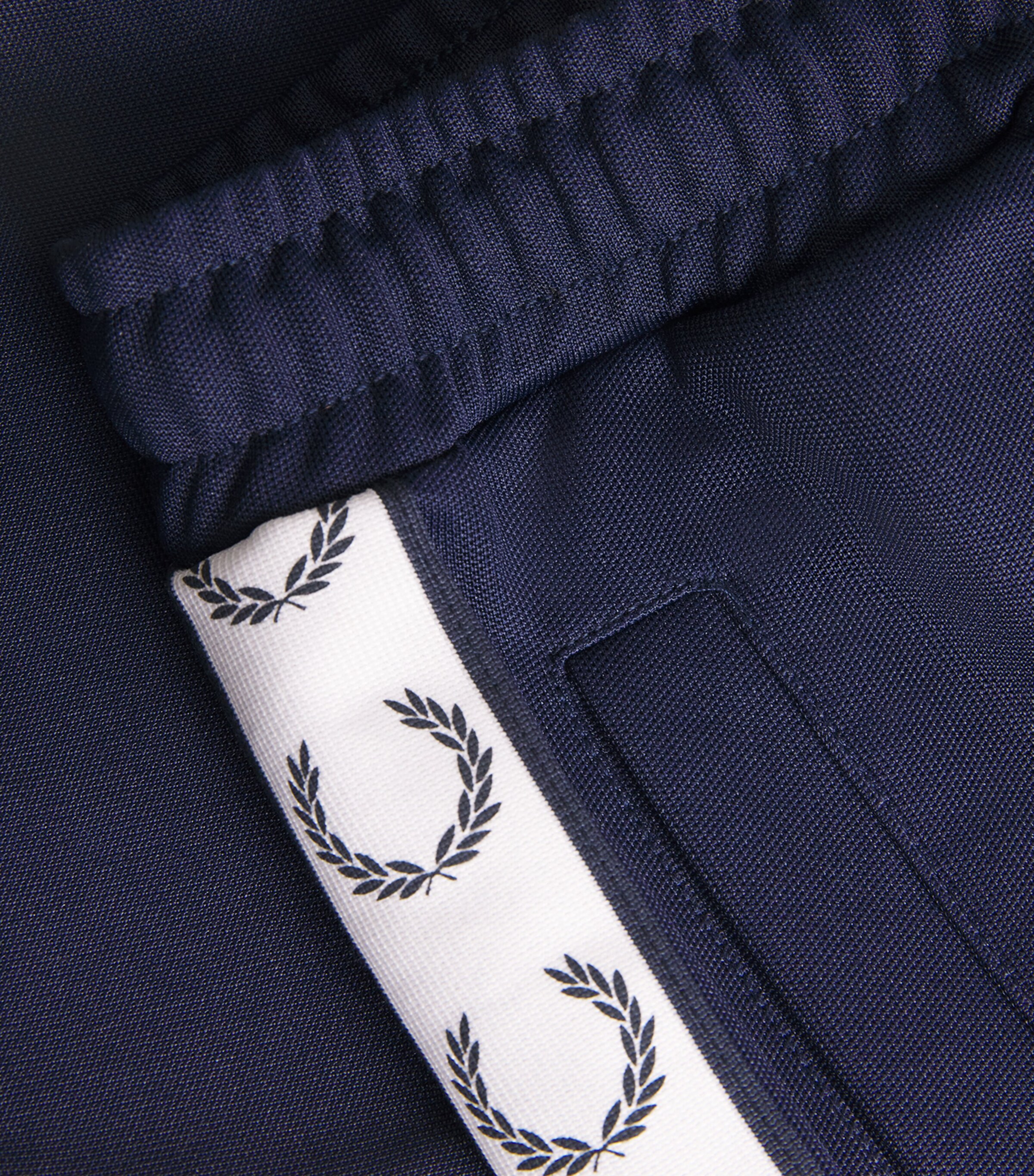 Fred Perry Mens Laurel Wreath Tape Sweatpants Carbon Blue Image 6