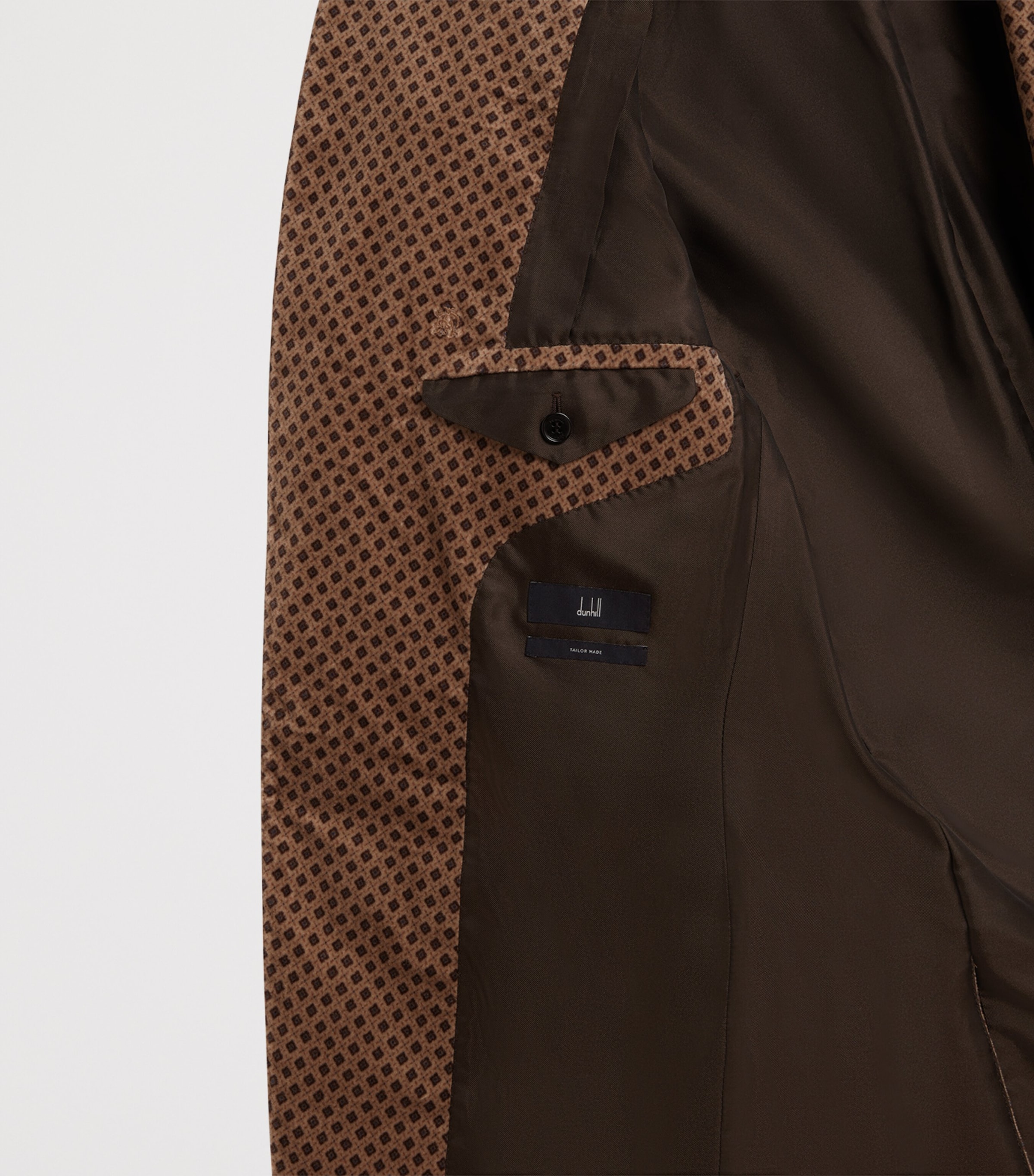 Cotton Print Bourdon Evening Suit Jacket 284FAWN Image 7