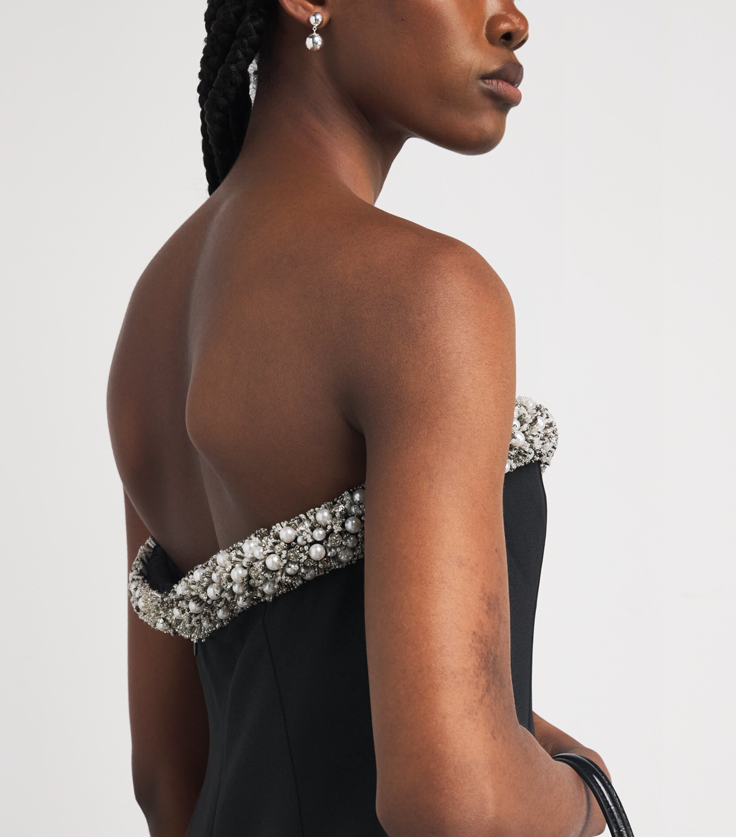 Embellished Riona Maxi Dress BLACK Image 6