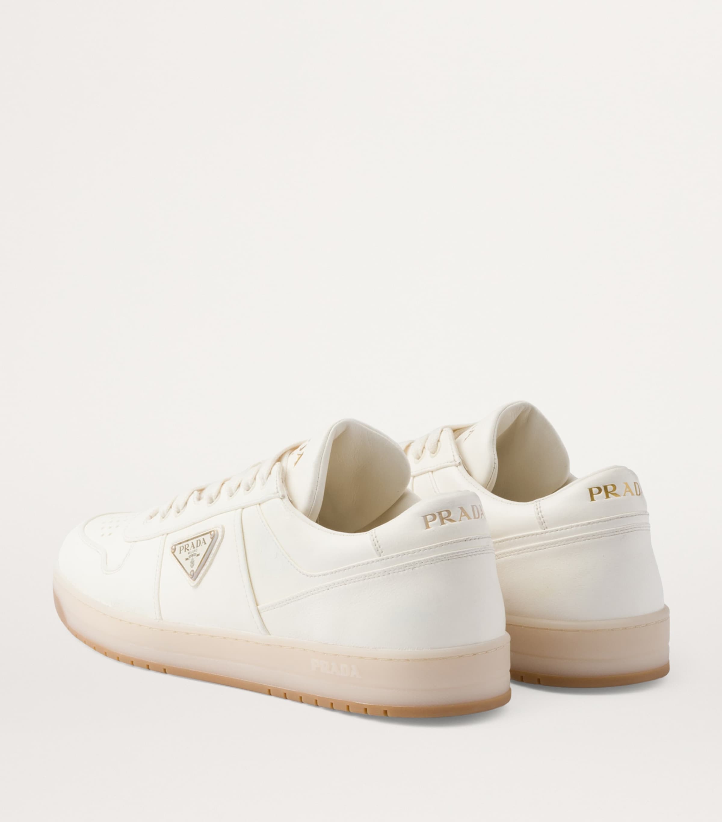Prada Nappa Leather Downtown Sneakers | Harrods UK