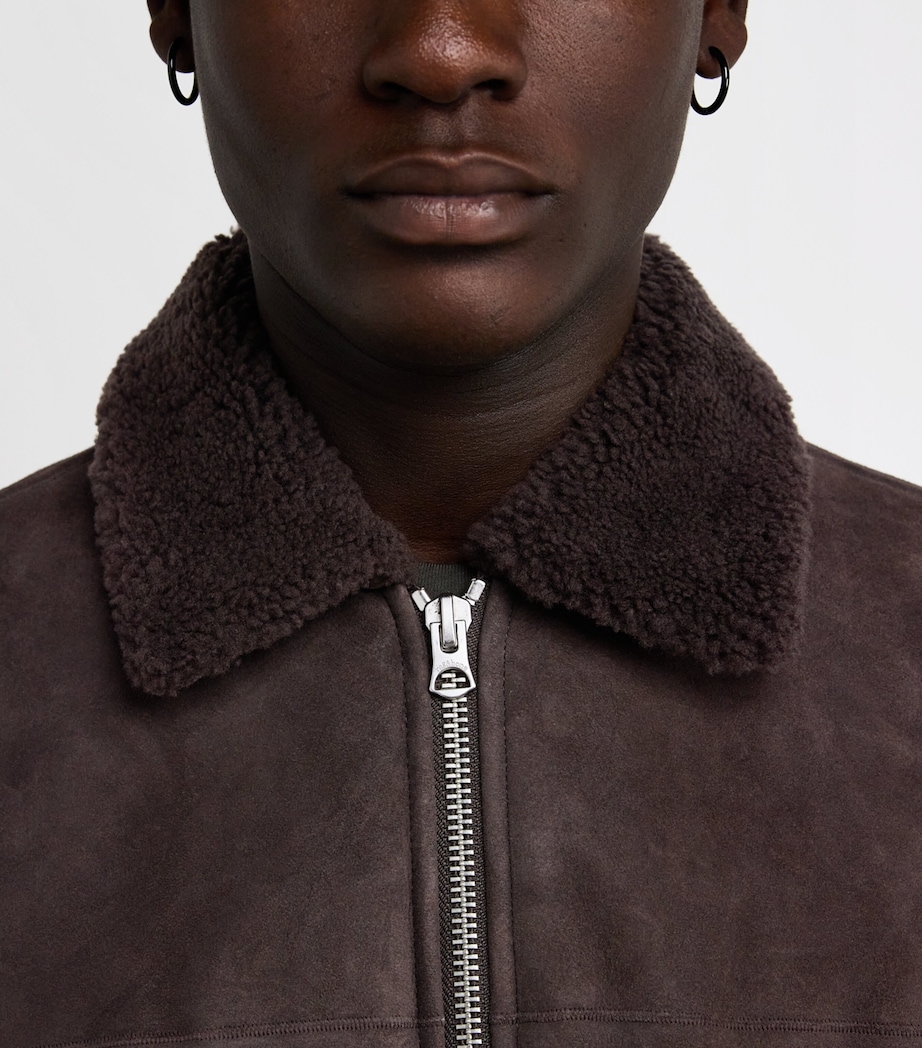 Shearling-Collar Jacket DSBWN Image 6
