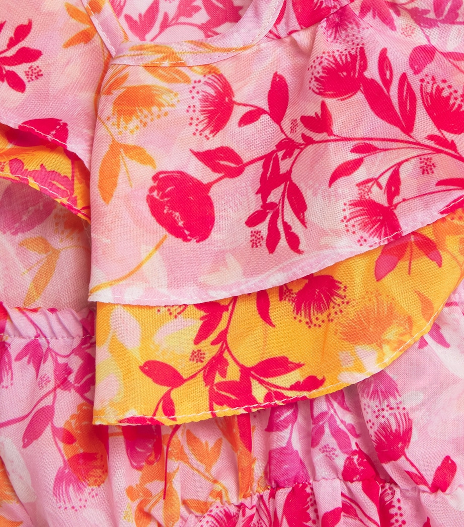 MARIE RAXEVSKY Botanical Print Jumpsuit (2-12 Years) Botanical Pink Image 3