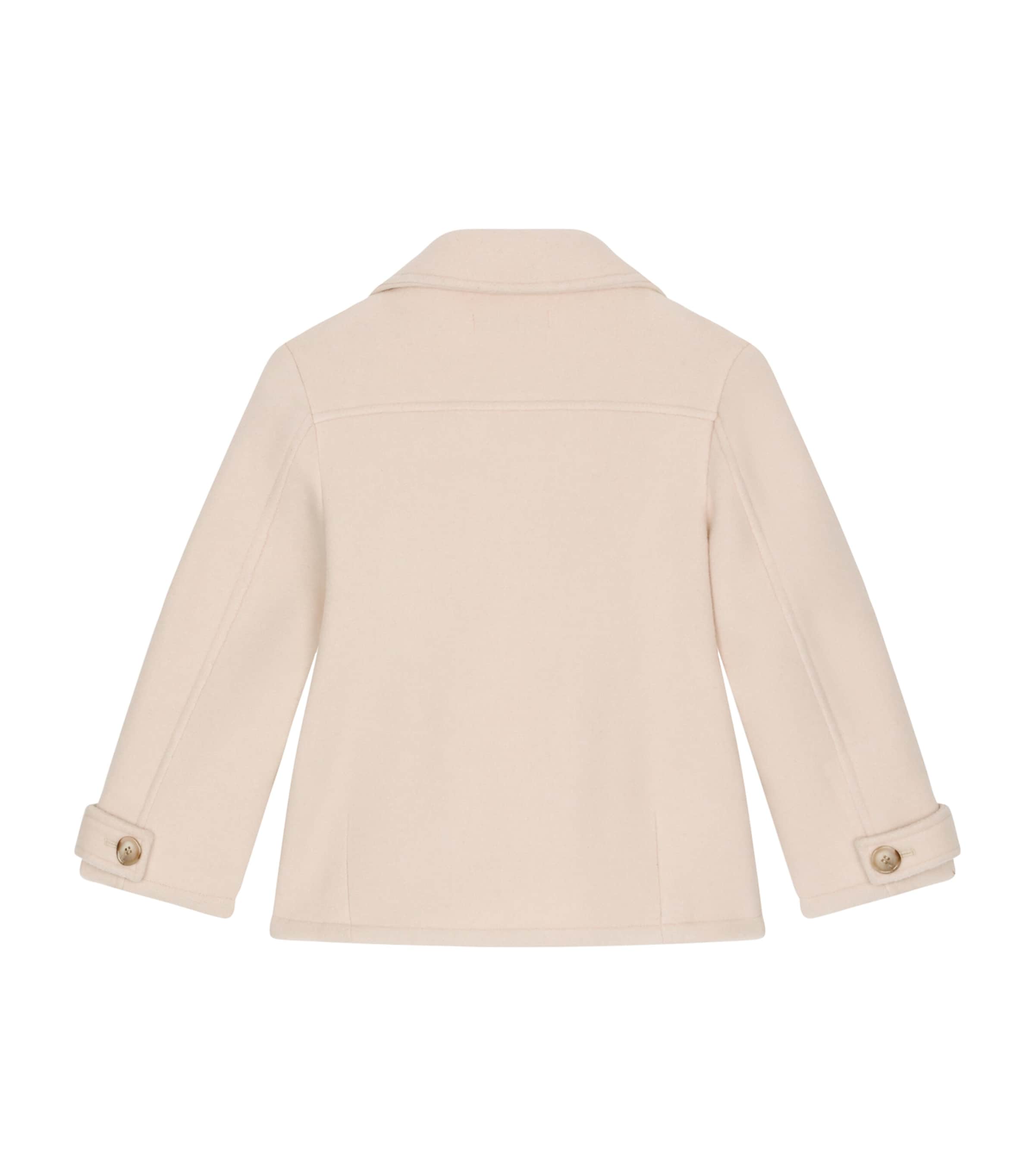 Wool-Blend Pea Coat (2-6 Years) M9478 MEDIUM BE Image 2