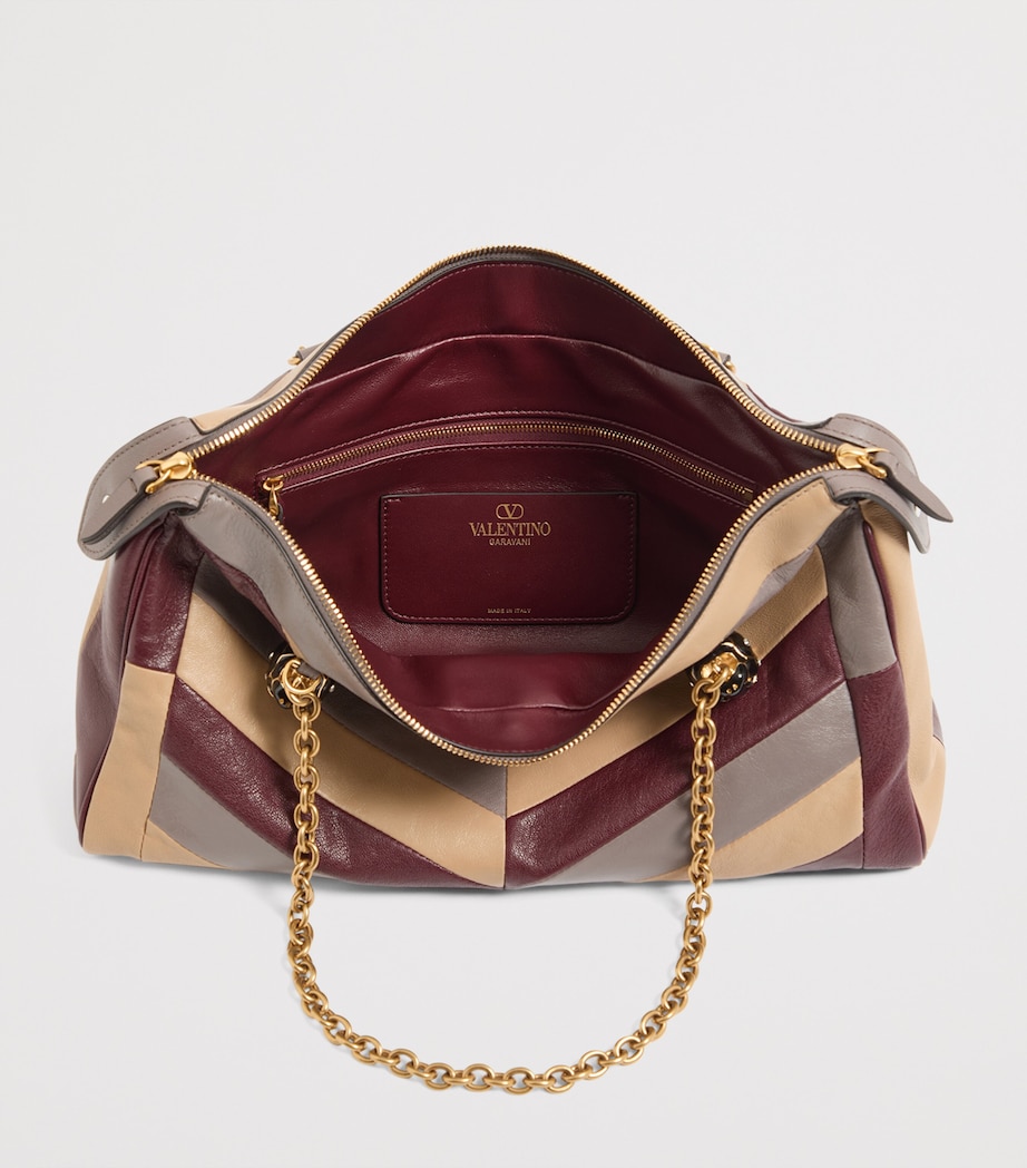 Valentino Garavani Medium Lambskin Panthea Shoulder Bag Image 5
