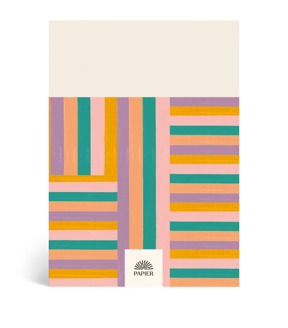 Papier Happy Stripes Wellness Journal Image 2