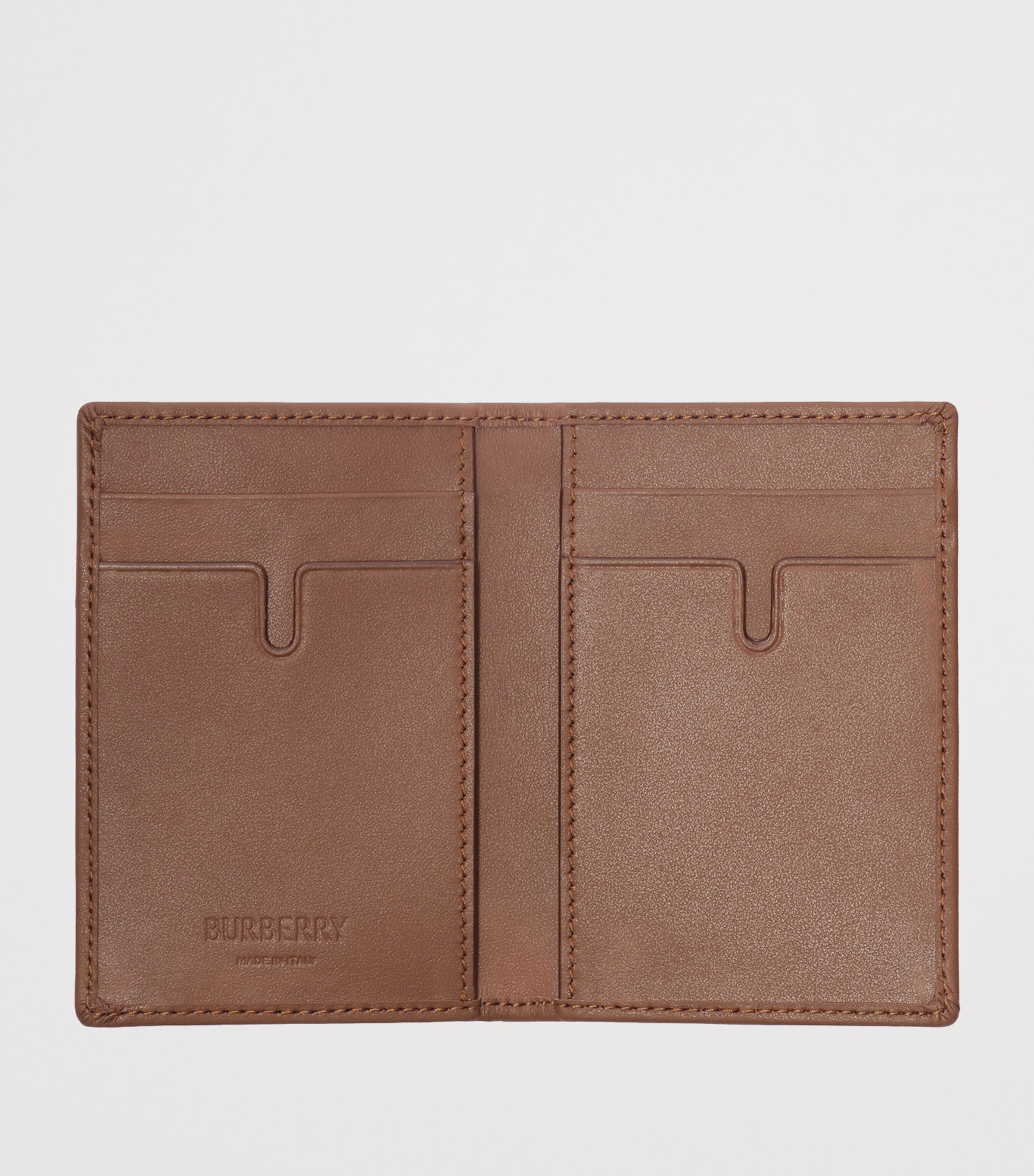 Burberry Check Folding Card Holder Archive Beige Image 2