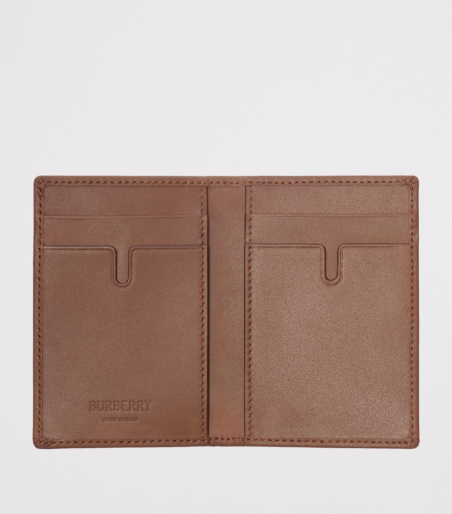 Burberry Check Folding Card Holder Archive Beige Image 2