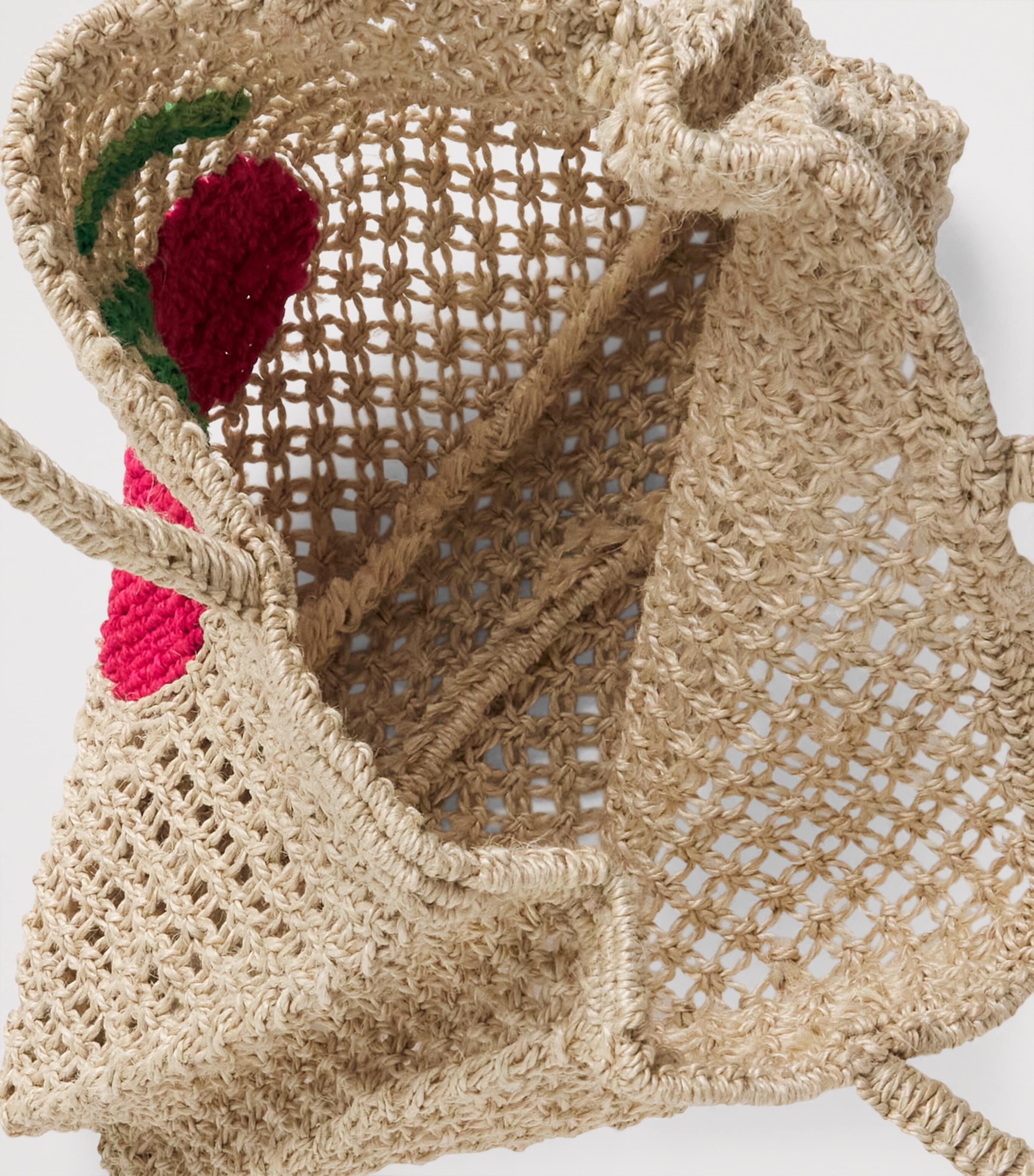 the Jacksons Jute Cherry Tracey Tote Bag Natural/multi Image 5