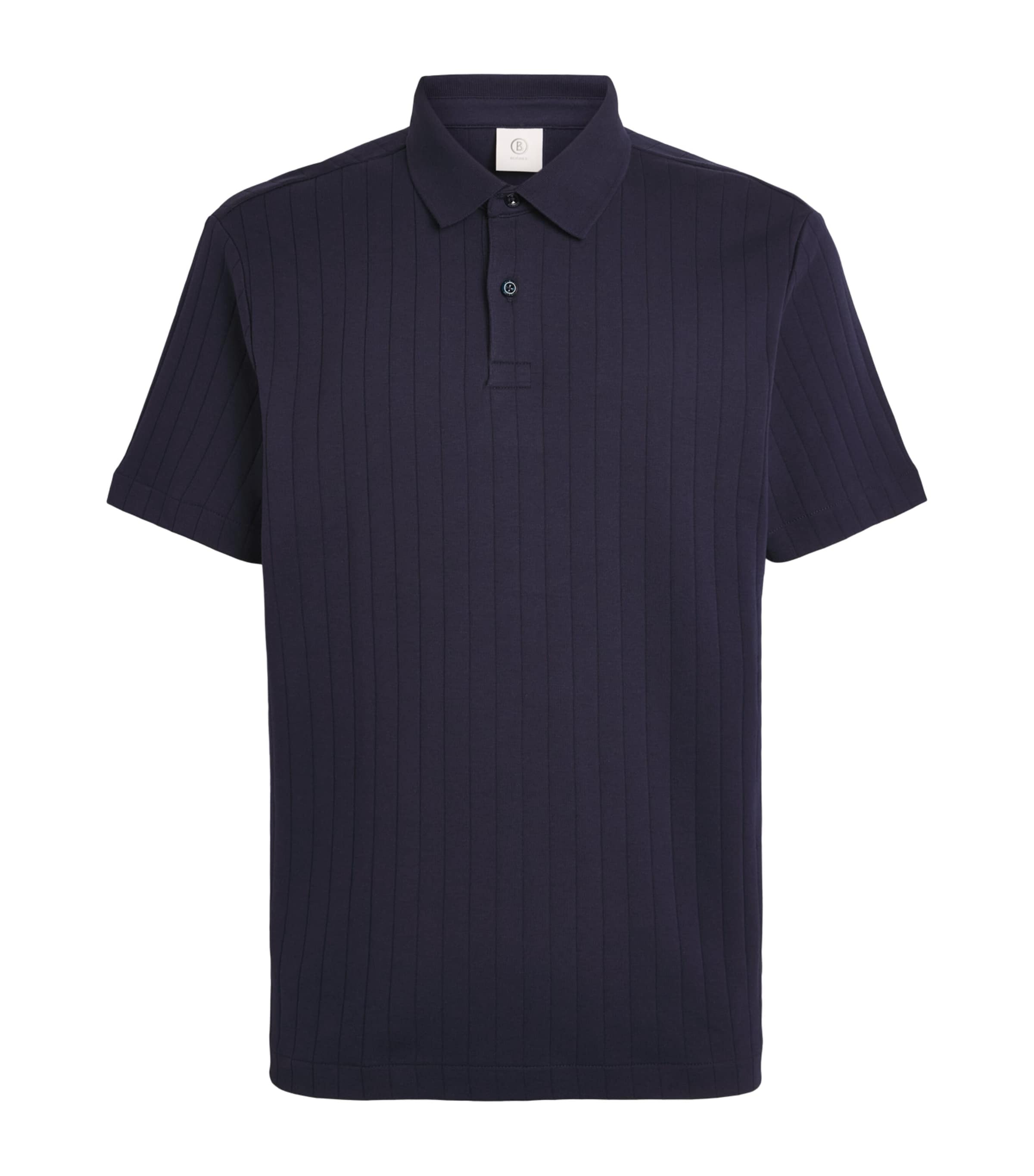 Bogner Mens Cotton Zane Polo Shirt Navy Image 1