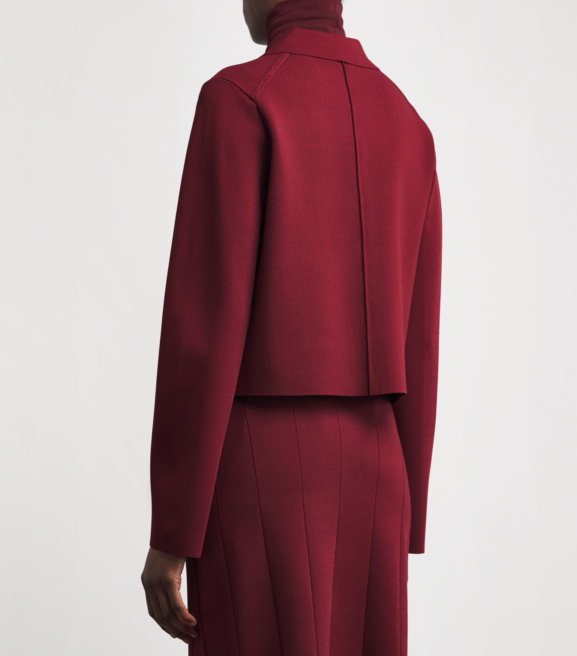 Milano-Knit Gare Compact Jacket CHERRY Image 4