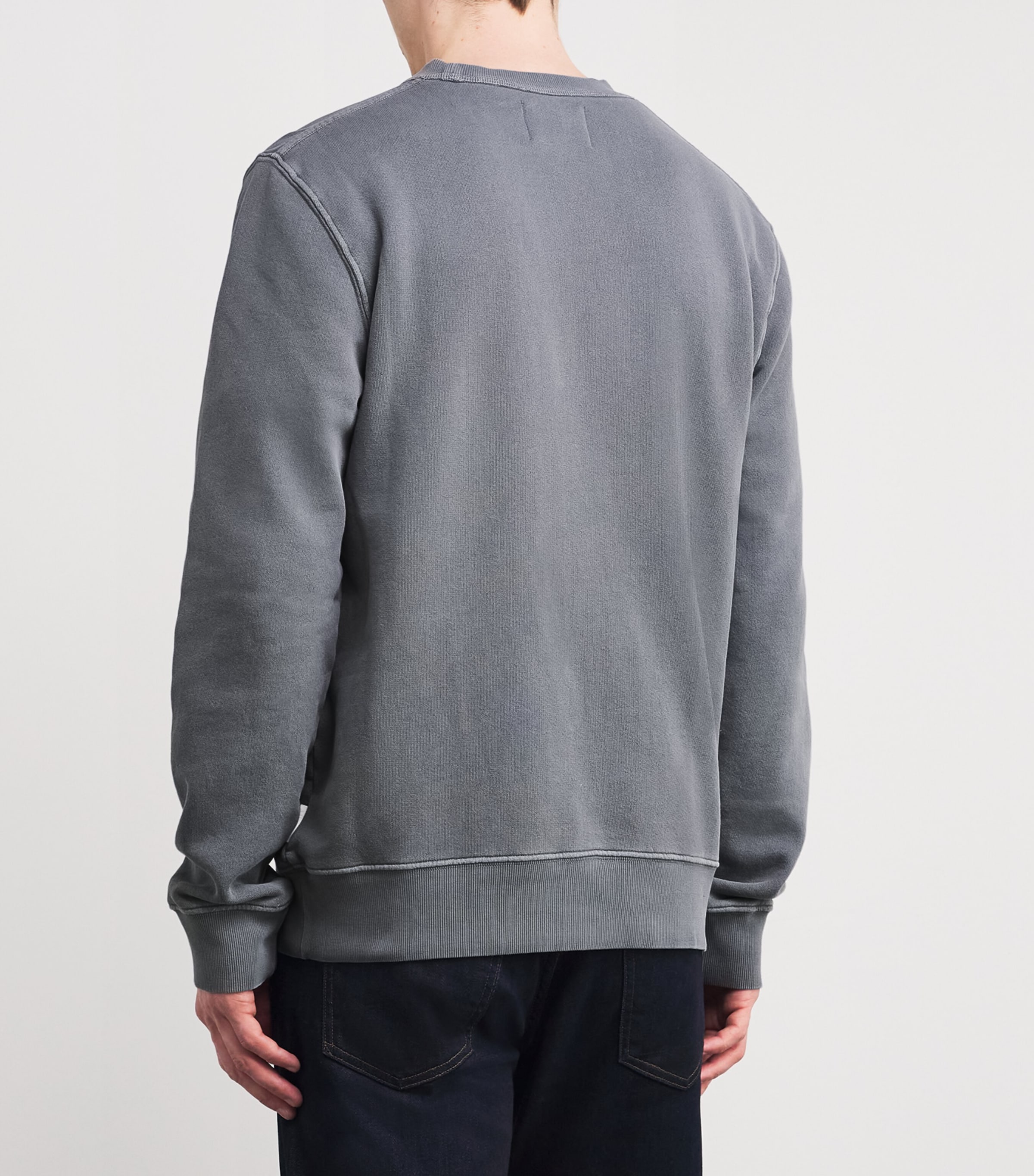 Cotton-Blend Vintage Sweatshirt HERON GREY Image 4