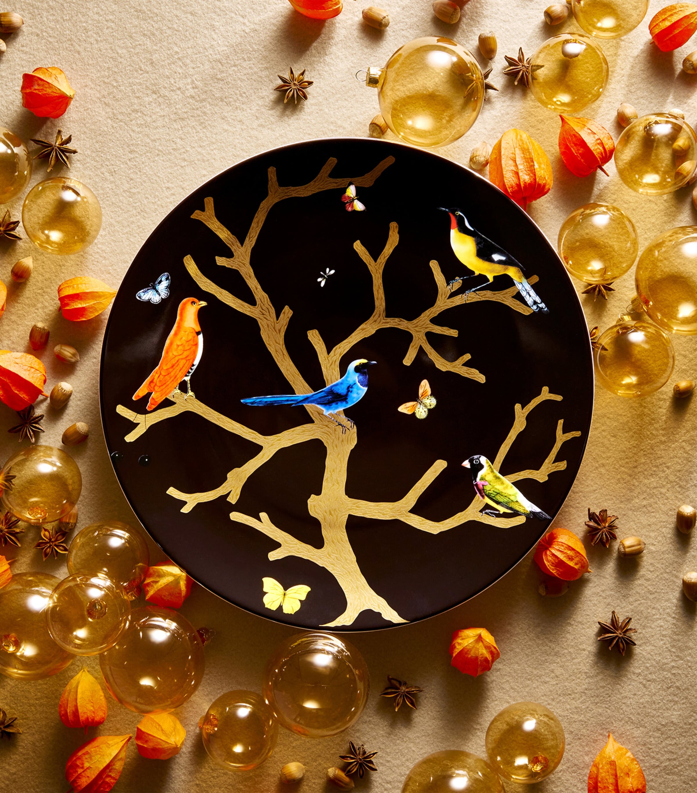 Bernardaud Aux Oiseaux Dinner Plate (36cm) Multicolore Image 2