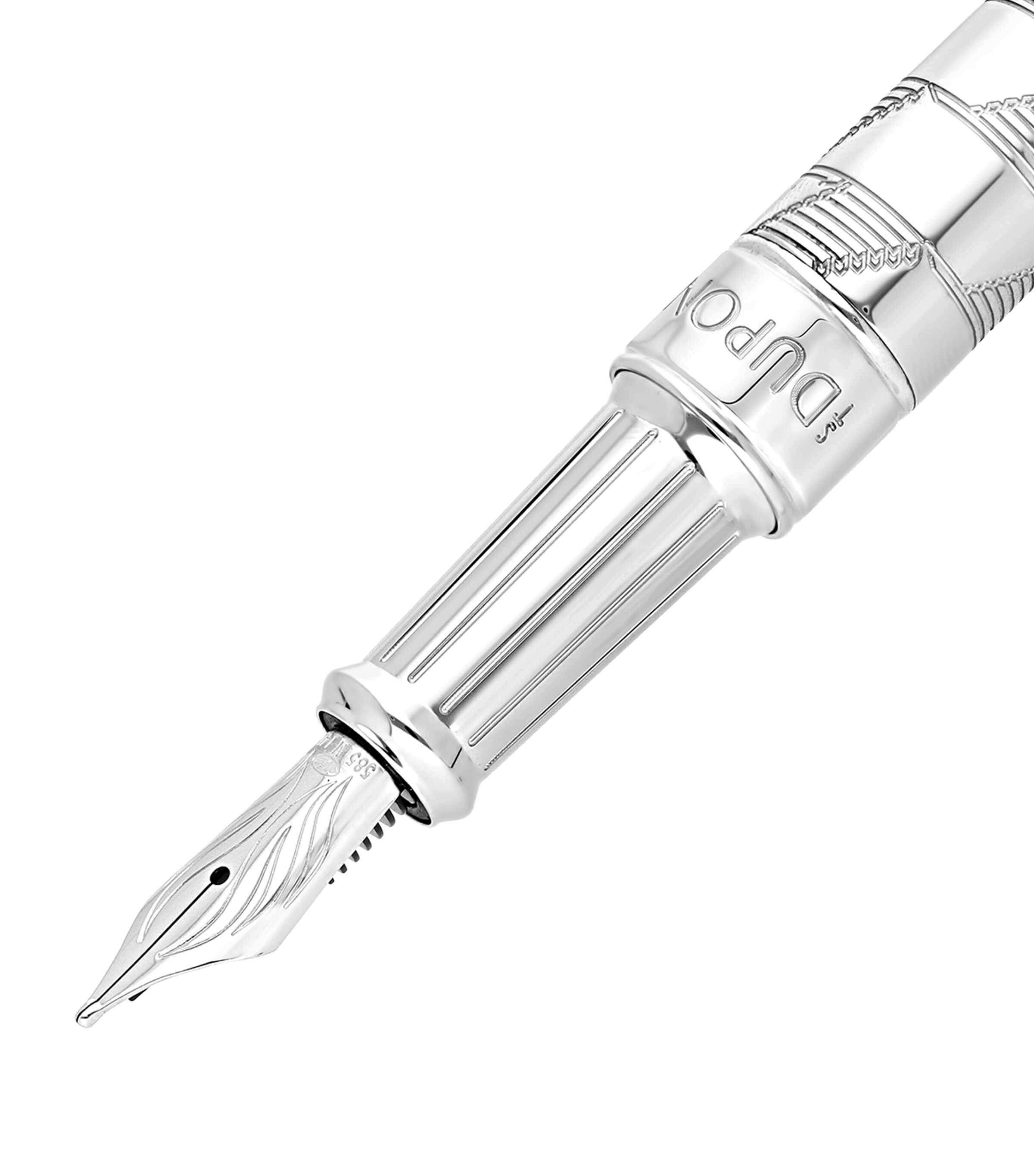 Large Monogram 1872 Line D Eternity Fountain Pen PALLADIUM Image 2