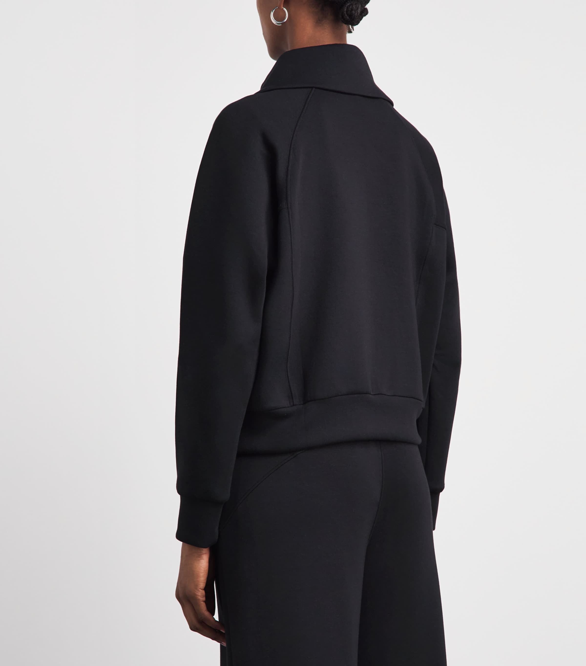 SPANX Womens SPANX AirEssentials Half-Zip Sweater Very Black Image 5