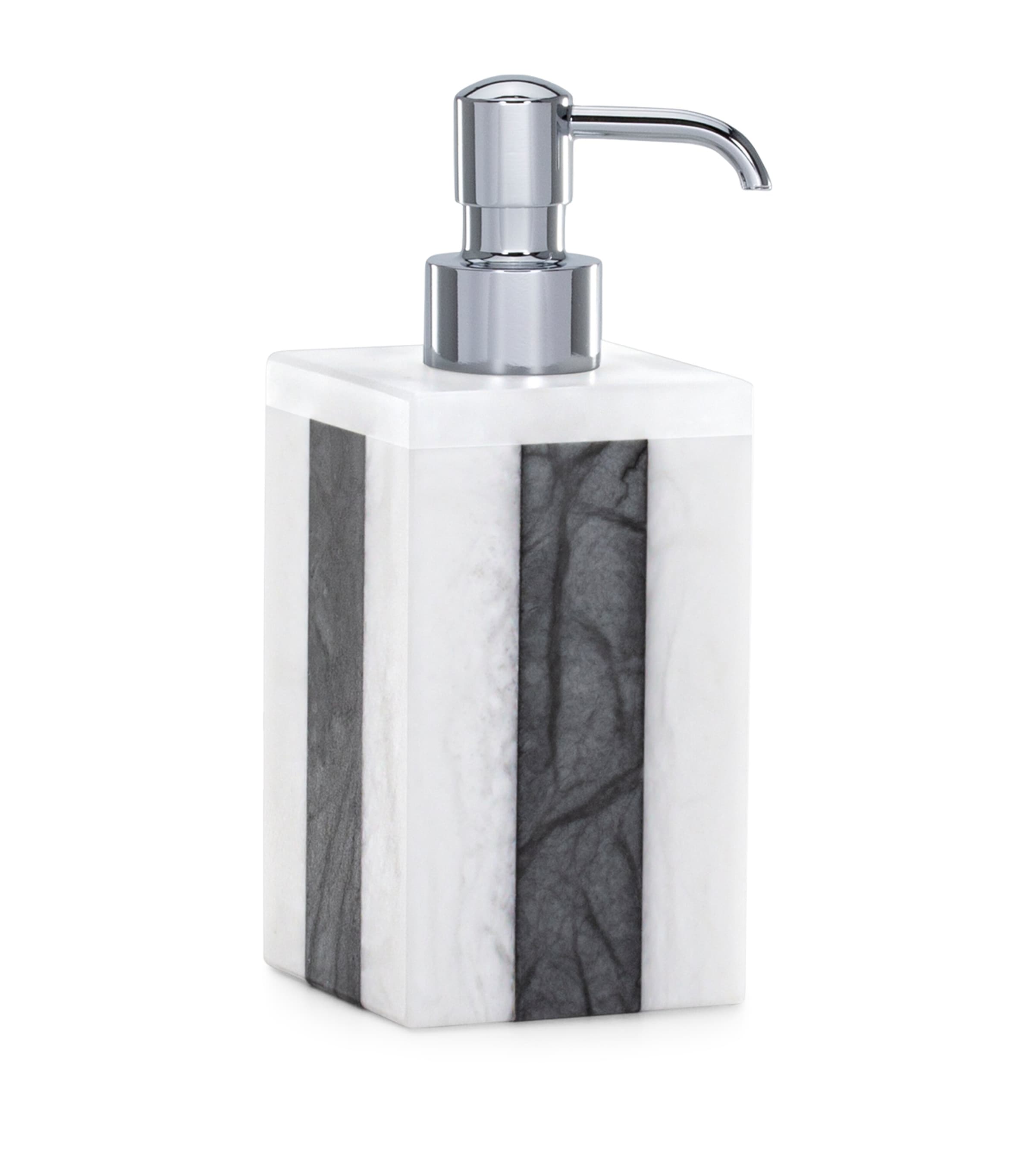 Labrazel Alabaster Banda Soap Dispenser | Gifts | Gifts for Interior Lovers | Bathroom | Bathroom Storage | Soap Dispensers