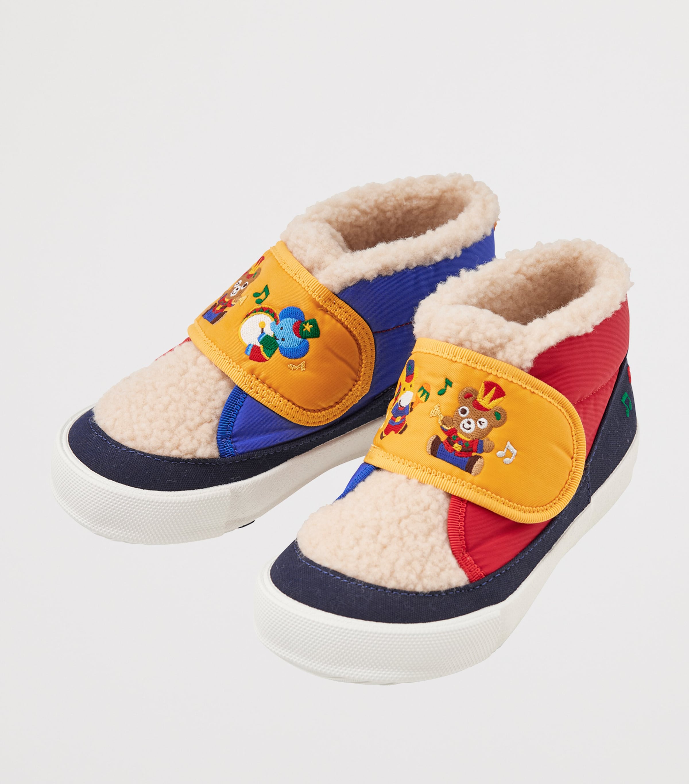 Miki House Embroidered Velcro Sneakers Image 2