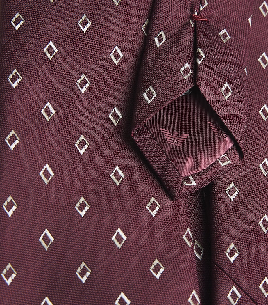 Silk Diamond-Jacquard Tie F5072 Image 3