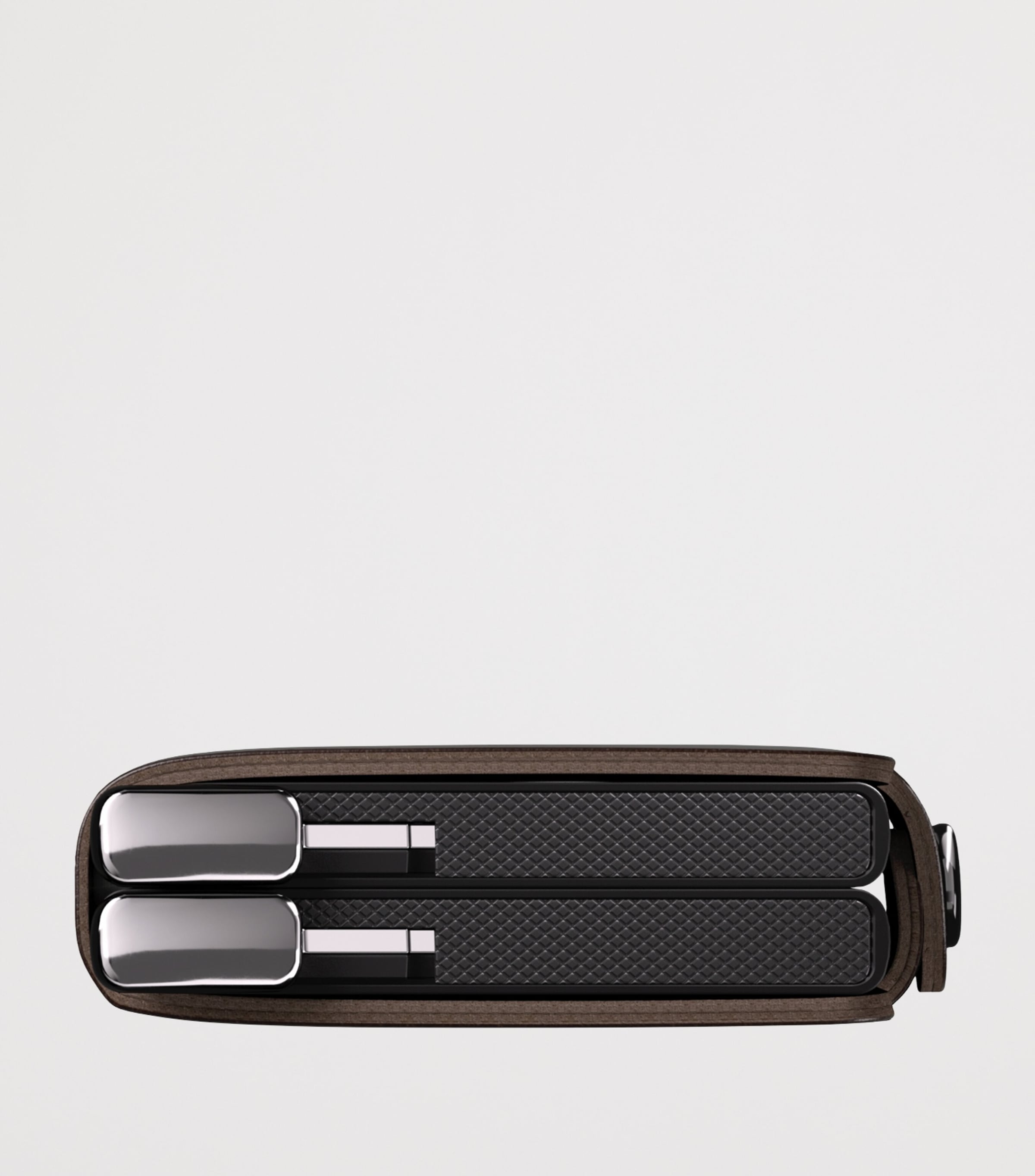 Leather Twinwallet DARK BROWN Image 5