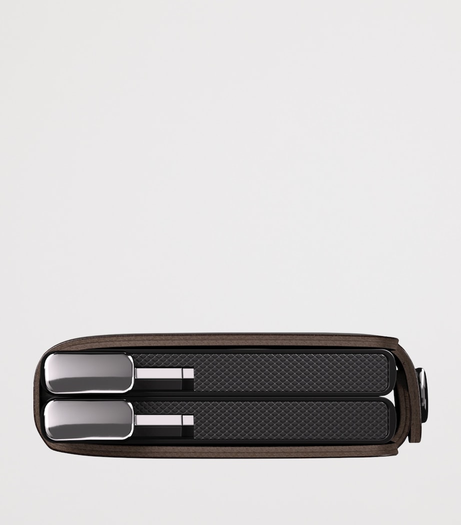 Leather Twinwallet DARK BROWN Image 5