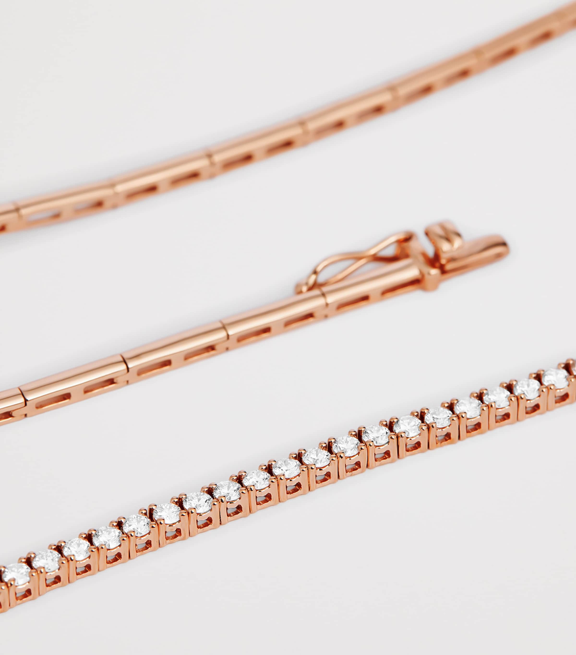 Rose Gold and Diamond Audrey Choker ROSE GOLD Image 3