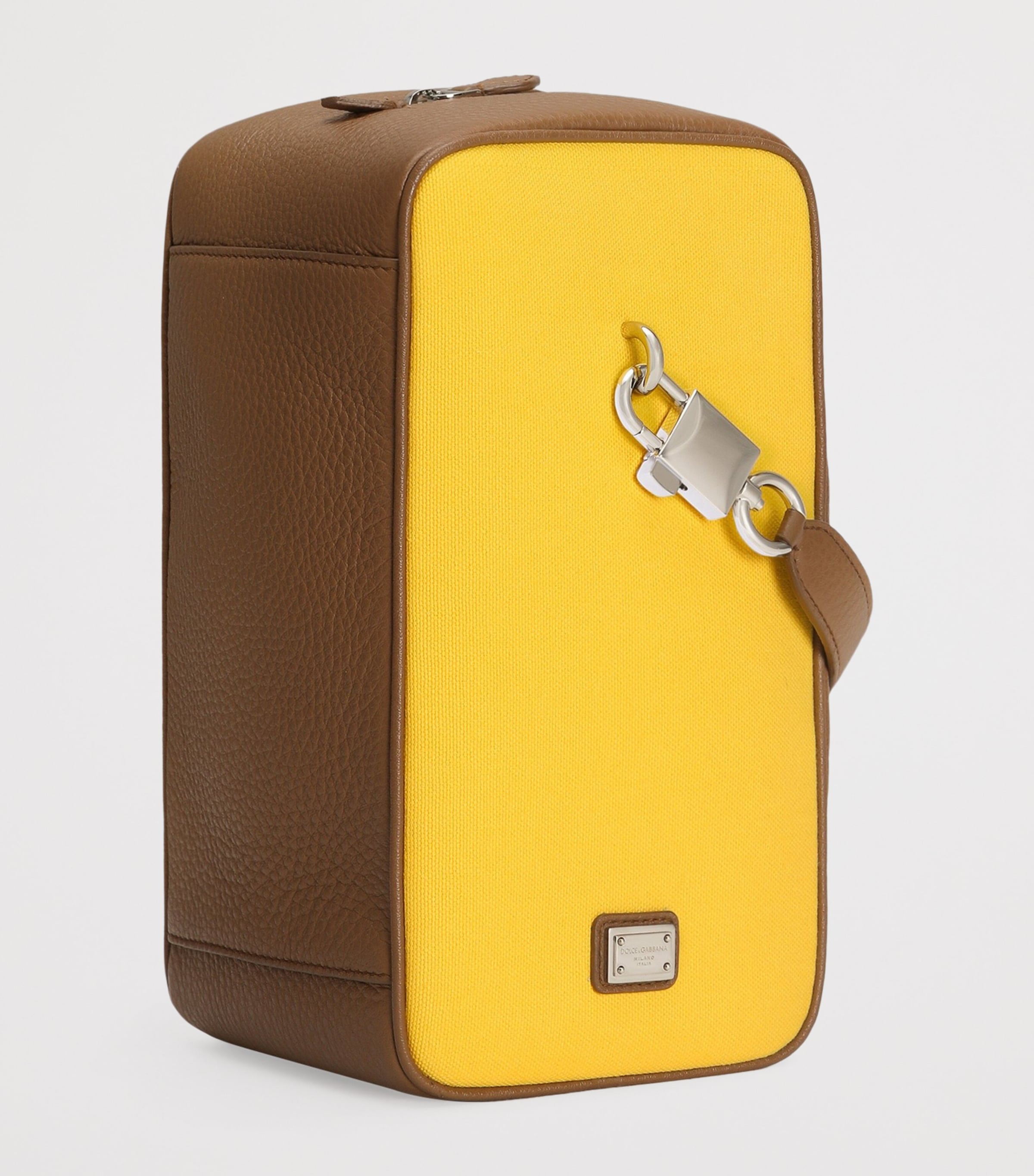 Dolce&Gabbana Lock Top-Handle Bag Giallo/caramel Image 3