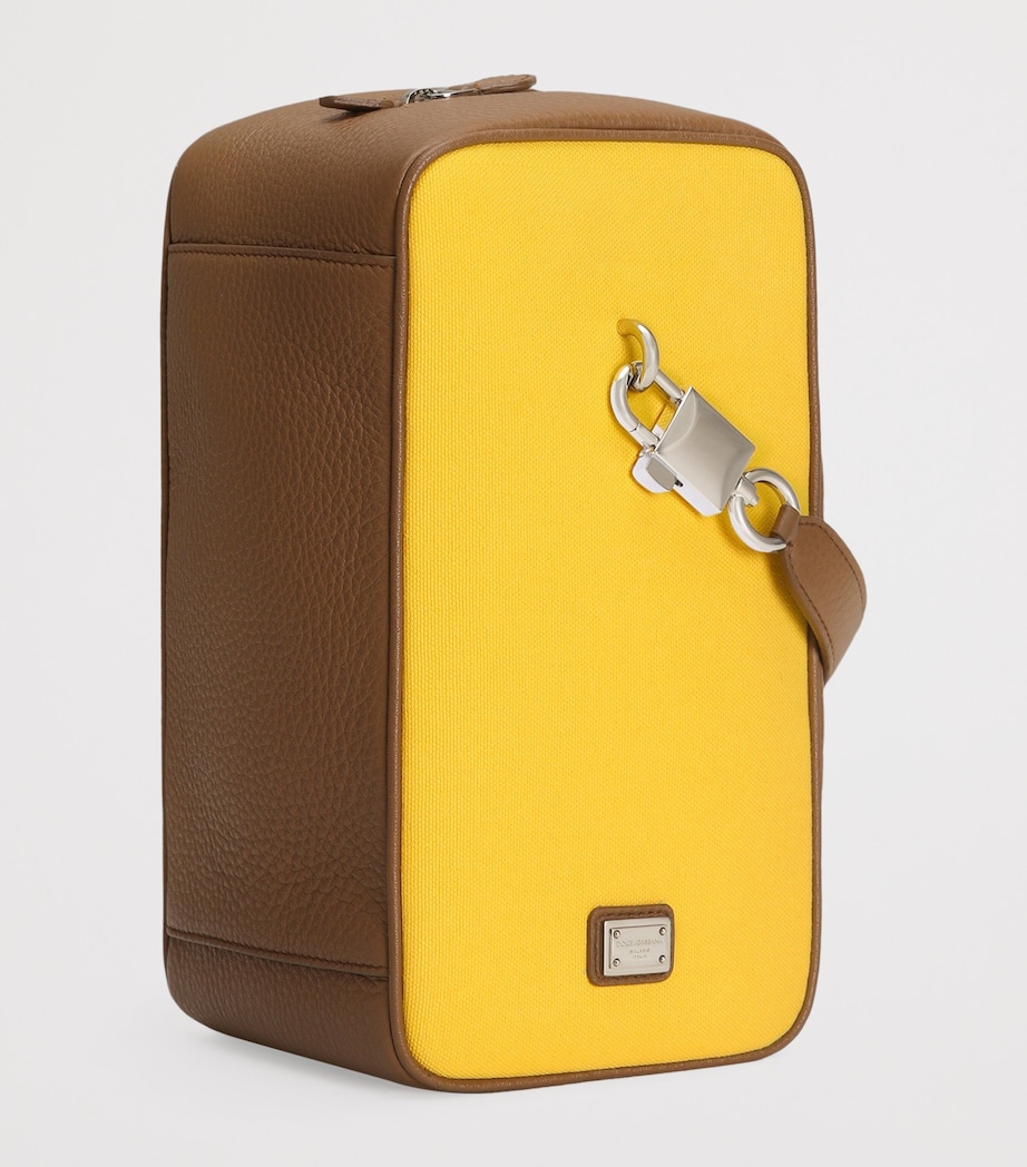 Dolce&Gabbana Lock Top-Handle Bag Giallo/caramel Image 3