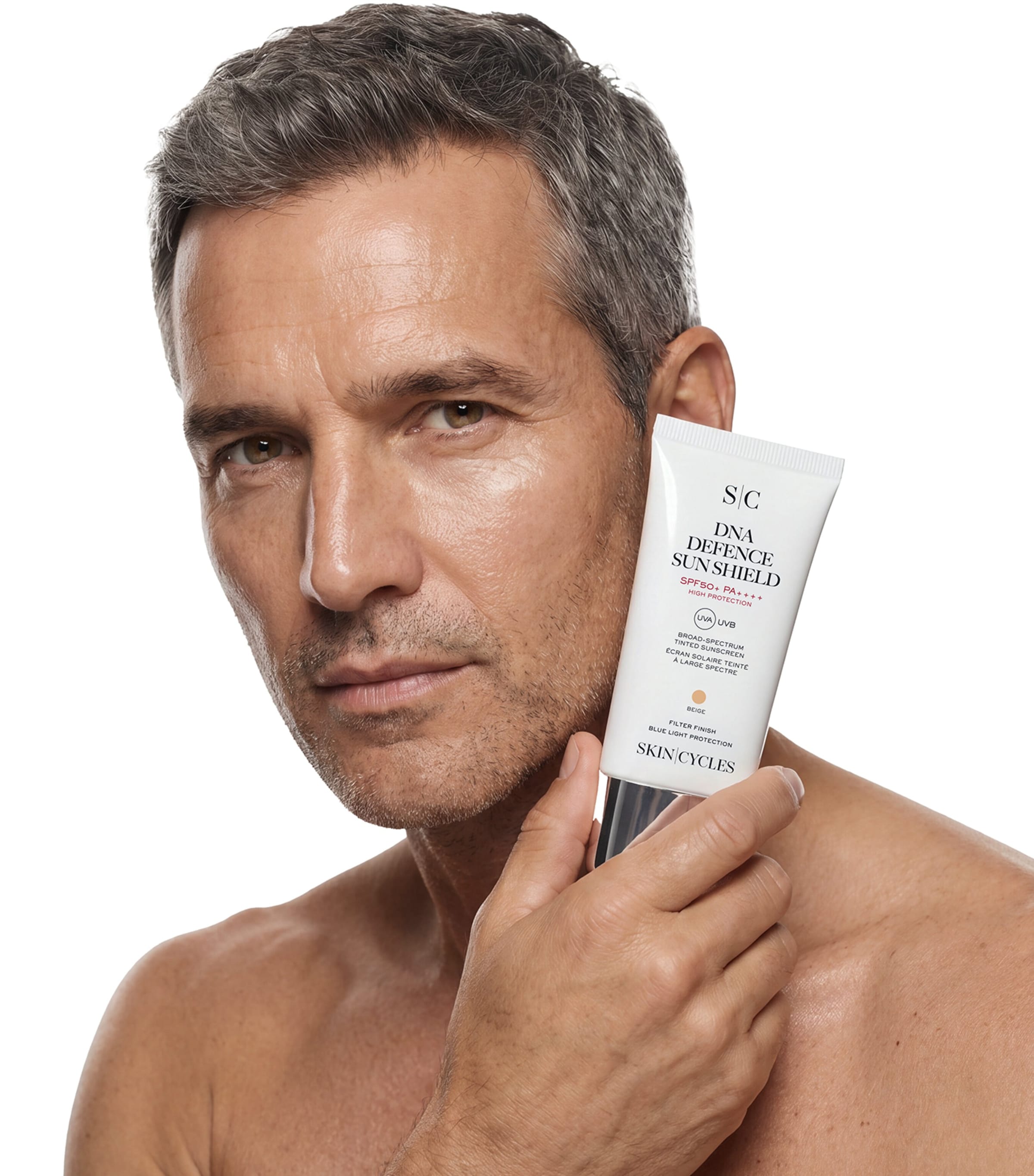 SKIN|CYCLES DNA Defence Sun Shield SPF50+ (50ml) Beige Image 4