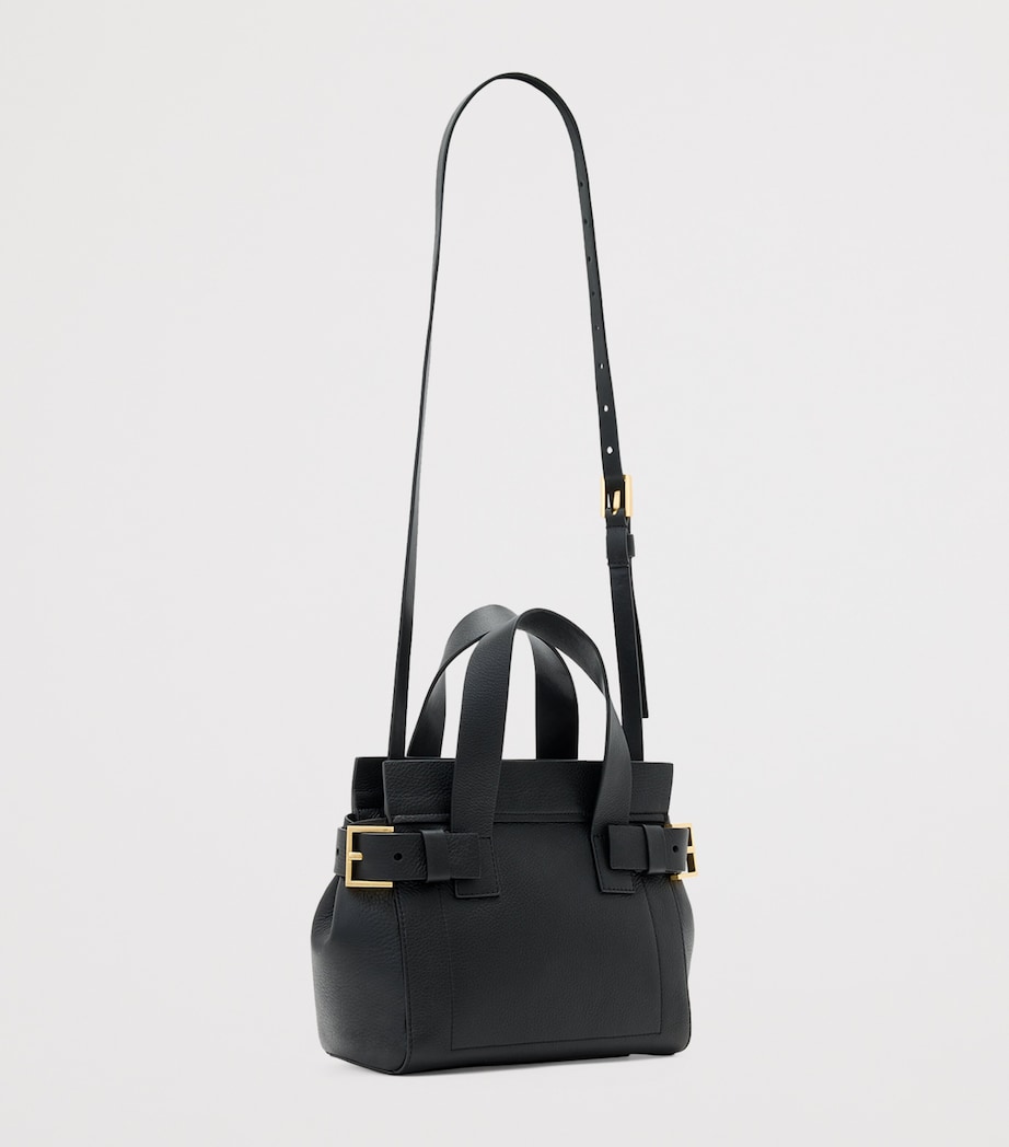Mini Leather Perez Shoulder Bag BLACK Image 5