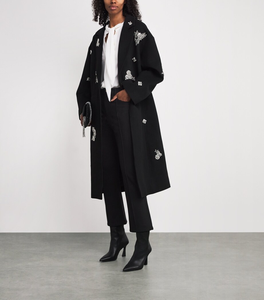 Ponte Shannon Flared Trousers BLACK Image 2