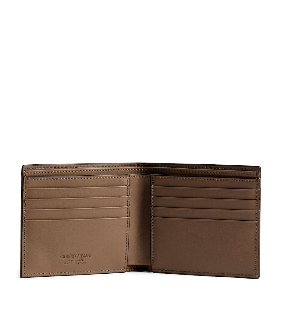 Leather Wave-Embossed Bifold Wallet 80028 Image 3