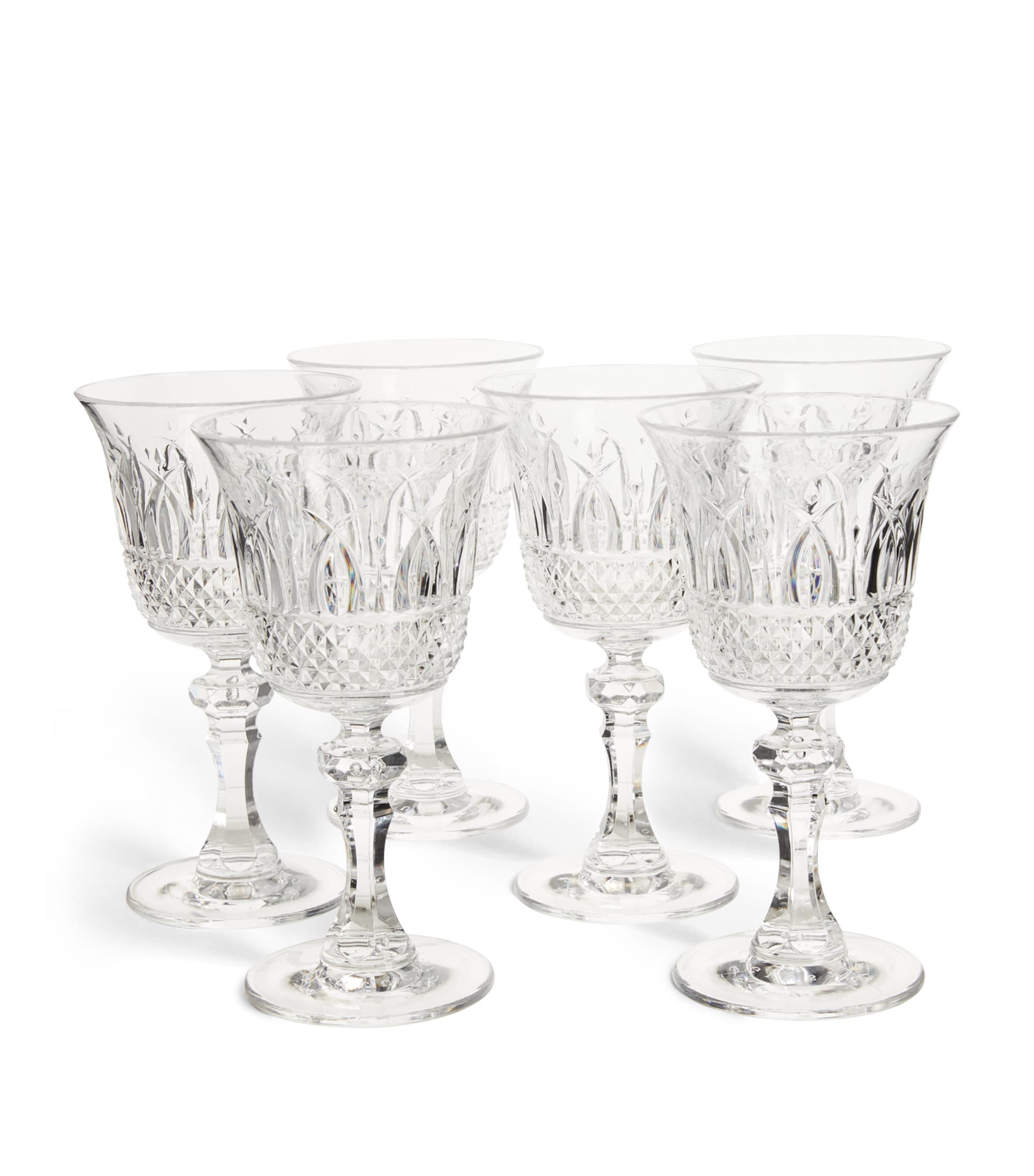 Shop Mario Luca Giusti Set Of 6 Italia Wine Glasses In Clear