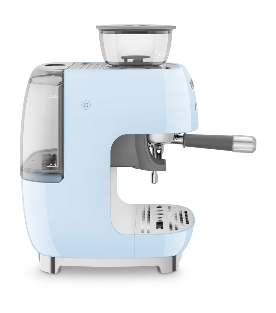 EGF03CRUK Espresso Coffee Machine with Grinder PASTEL BLUE Image 4