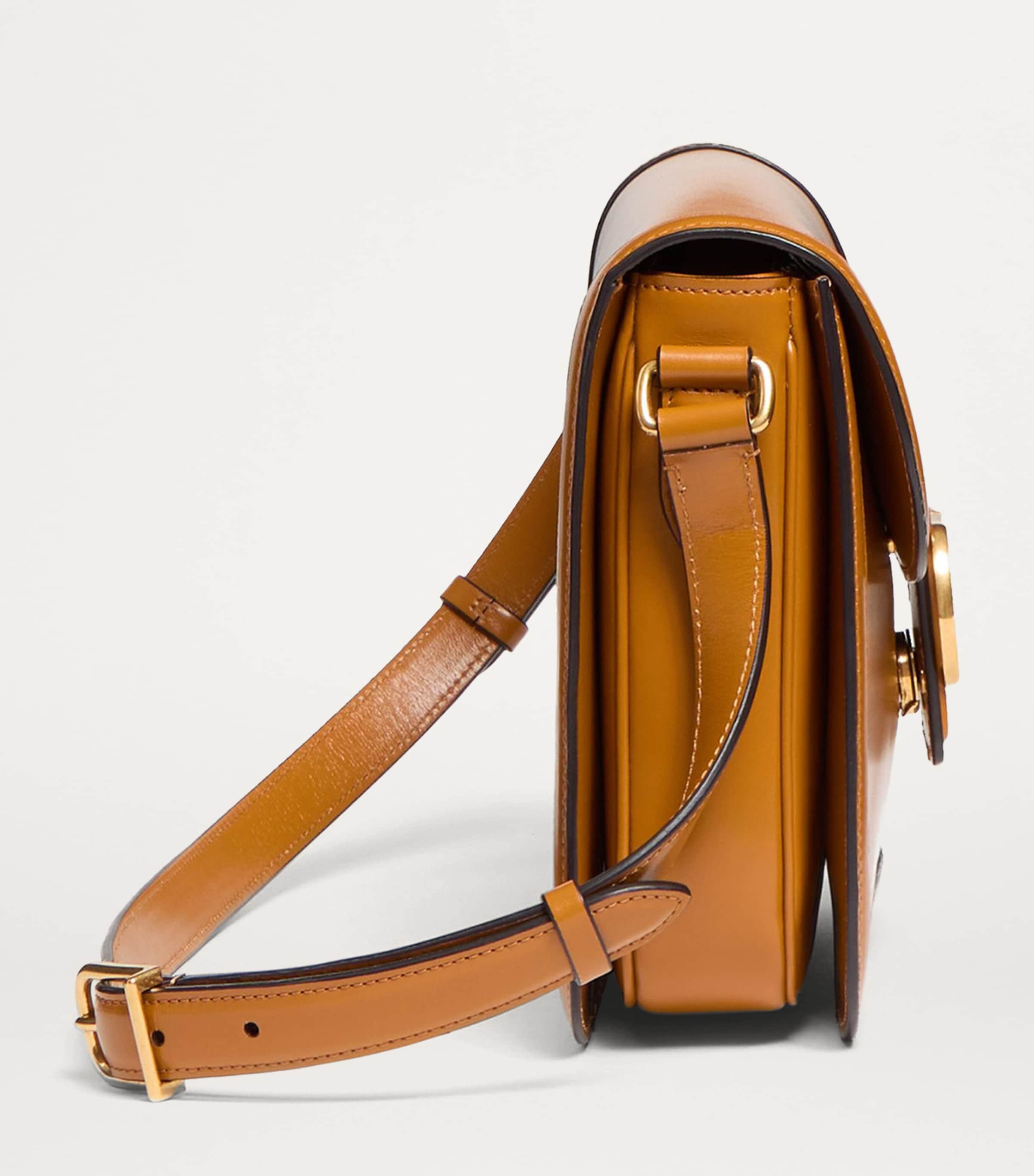 Valentino Garavani Leather 9 to 5 Shoulder Bag | Harrods UK