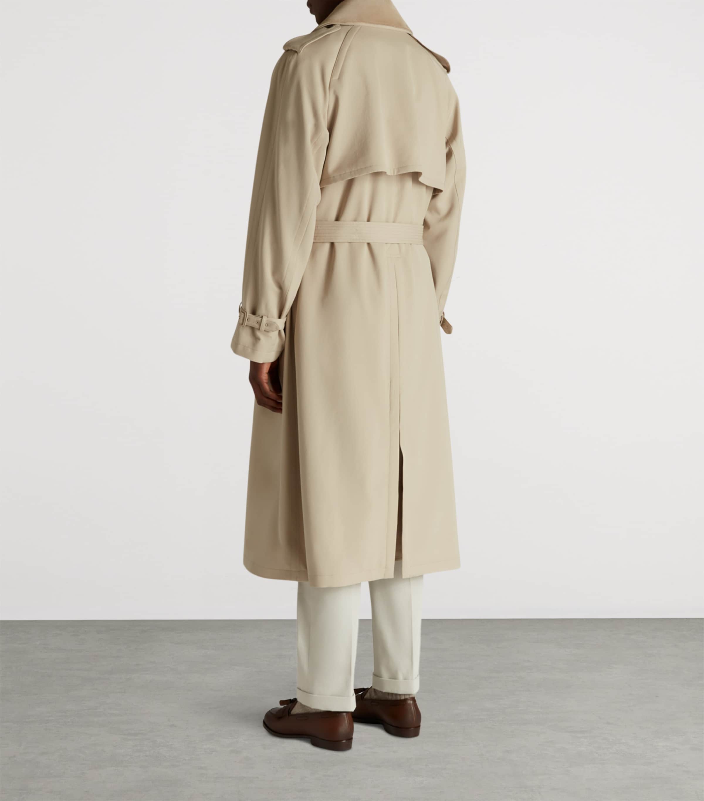 Wool Trench Coat 272WARM BEIGE Image 3