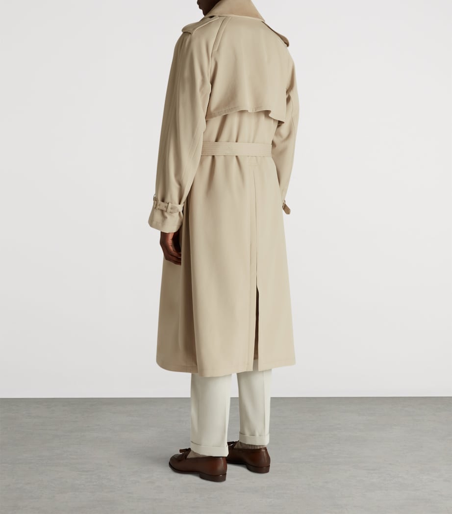 Wool Trench Coat 272WARM BEIGE Image 3
