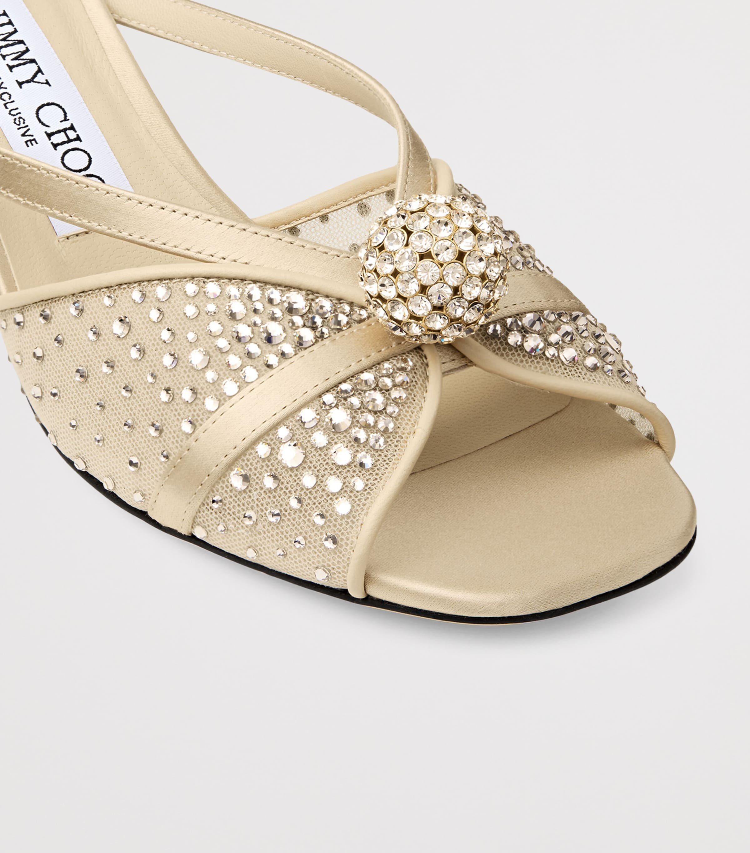 Siva 50 Heeled Mules LIGHT SOFT GOLD/LIGH Image 5