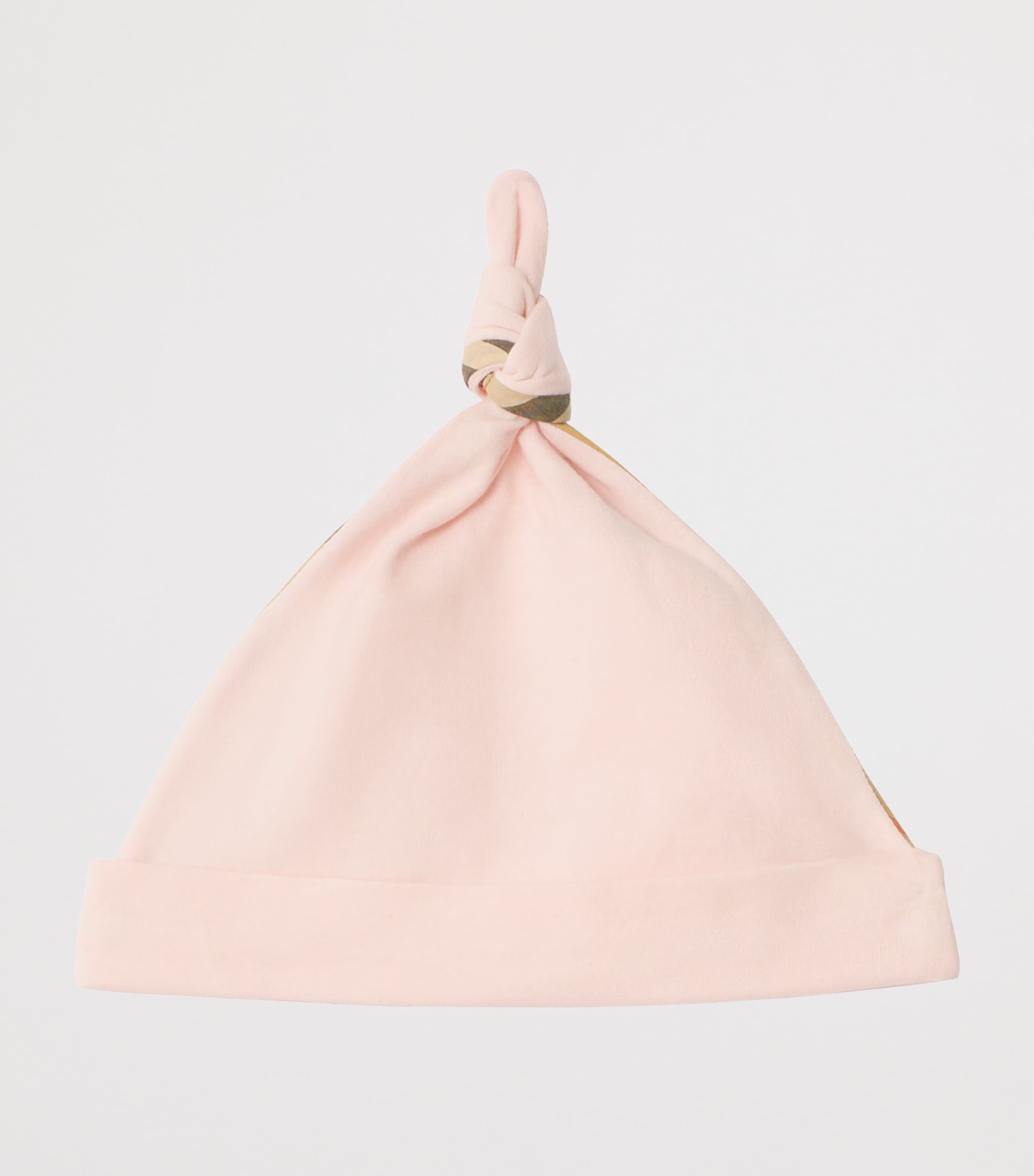 Cotton-Blend All-In-One, Bib and Hat Set (1-18 Months) ICE PINK Image 6