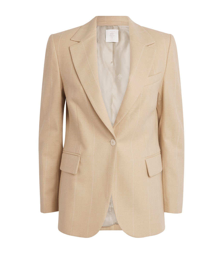 Wool Stripe Blazer SABBIA Image 1