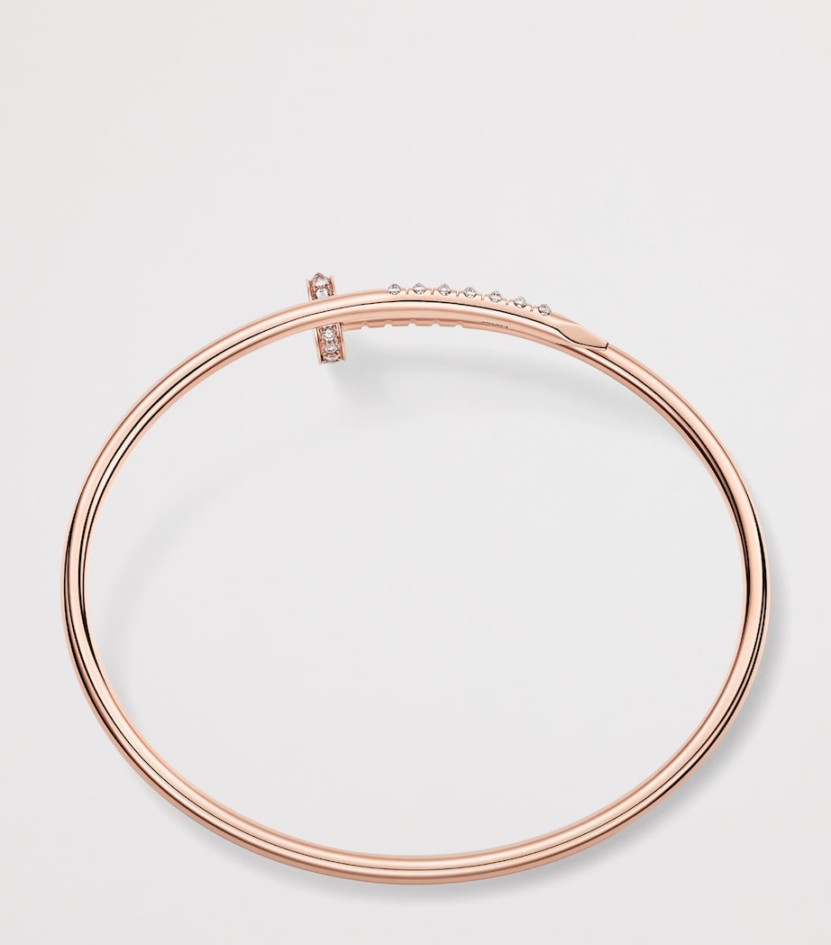 Small Rose Gold and Diamond Juste Un Clou Bracelet ROSE GOLD Image 5