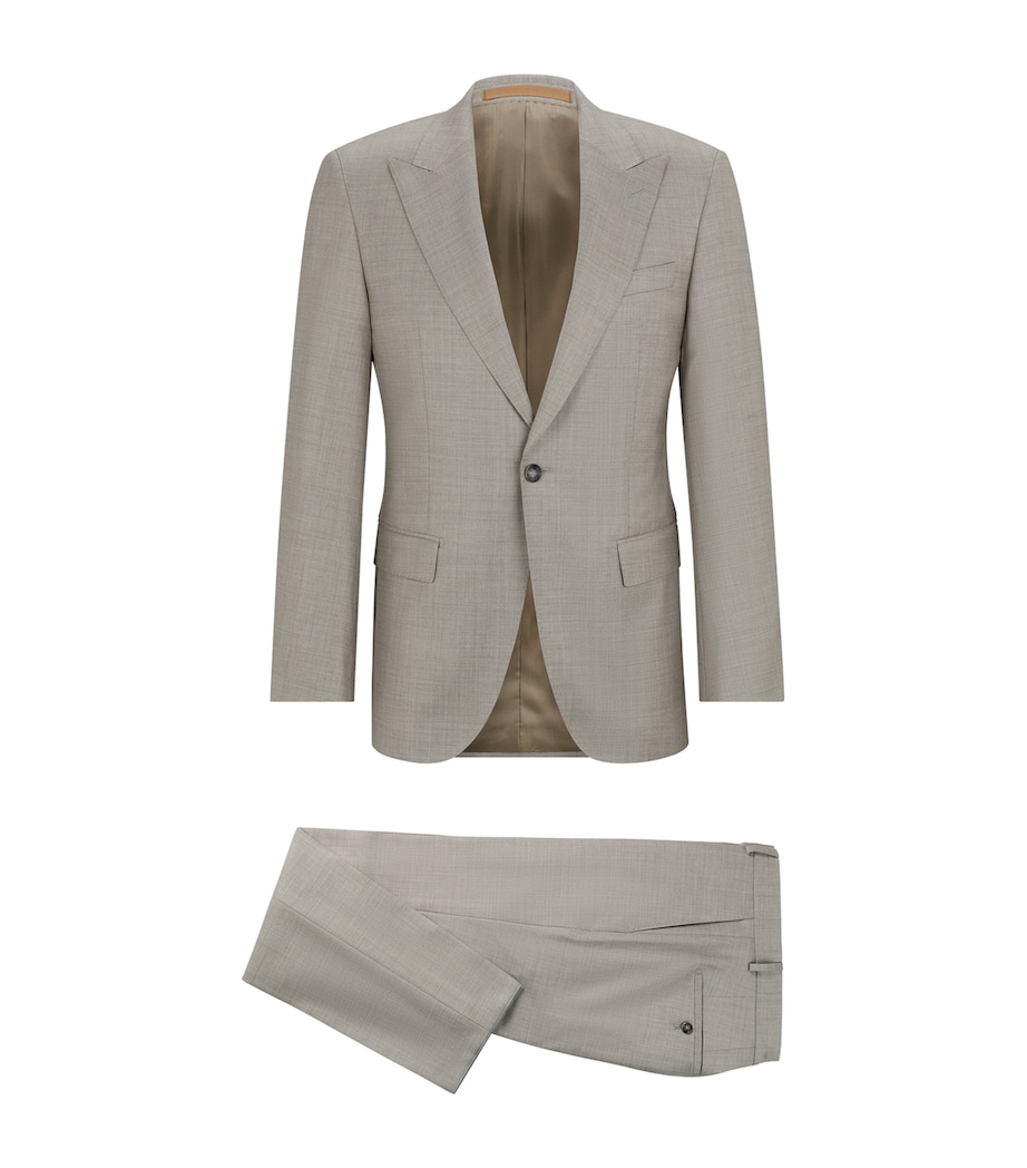 Virgin Wool Slim 2-Piece Suit 376 Image 1