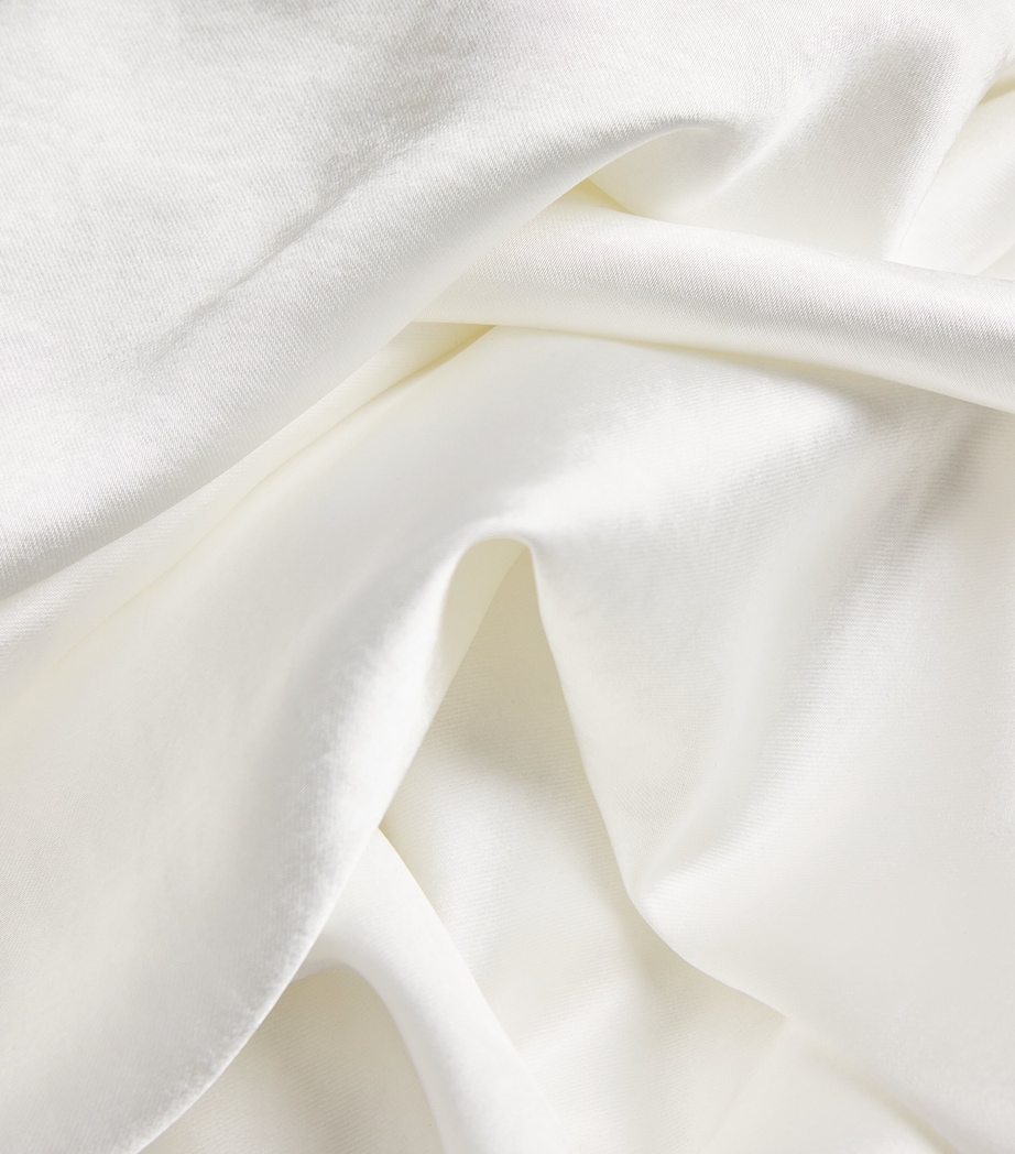 Sequinned Tailored Maxi Dress WHITE Image 5