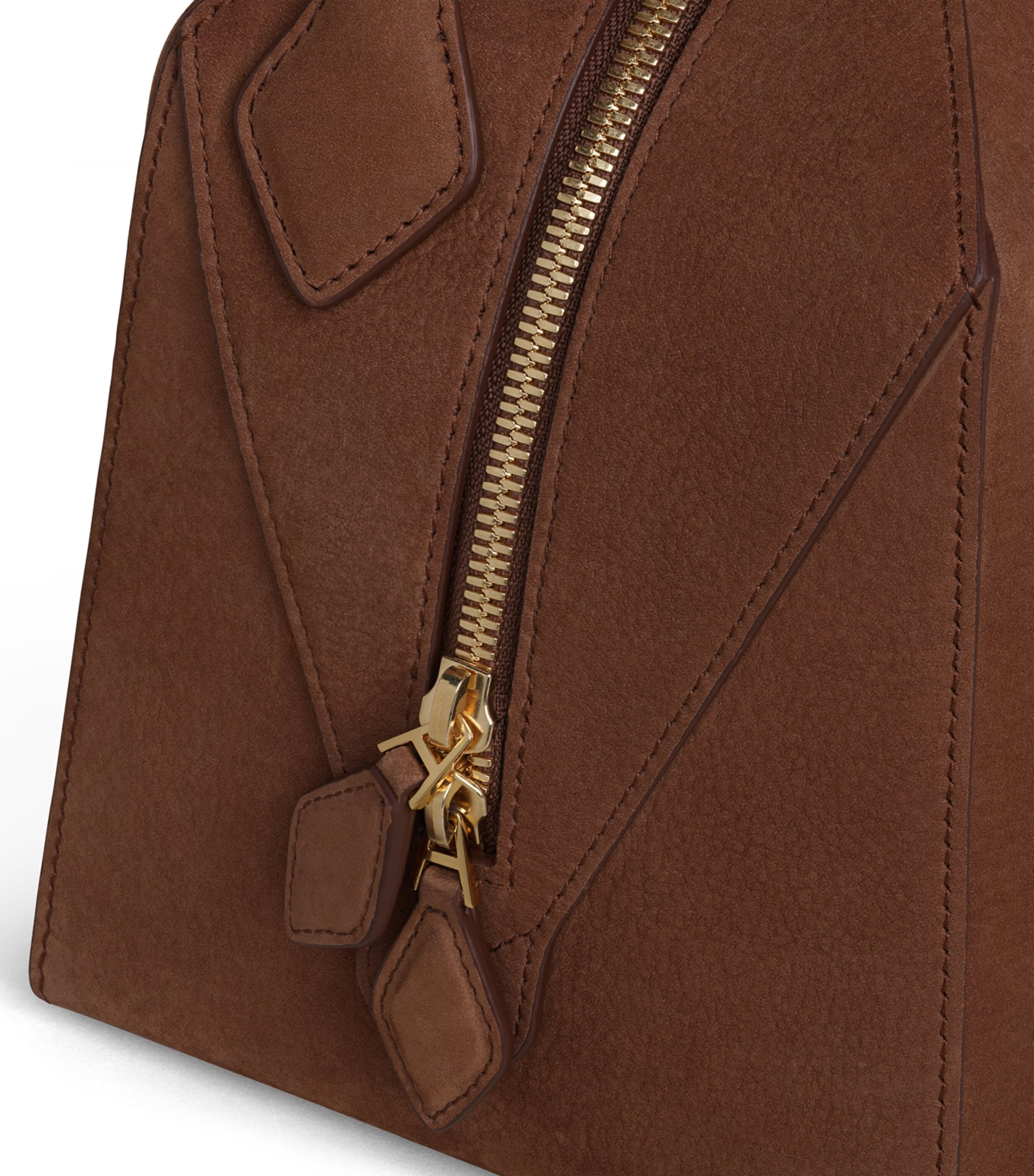 Alaïa Leather Le Bouledogue Shoulder Bag Terre D'ombre Image 4
