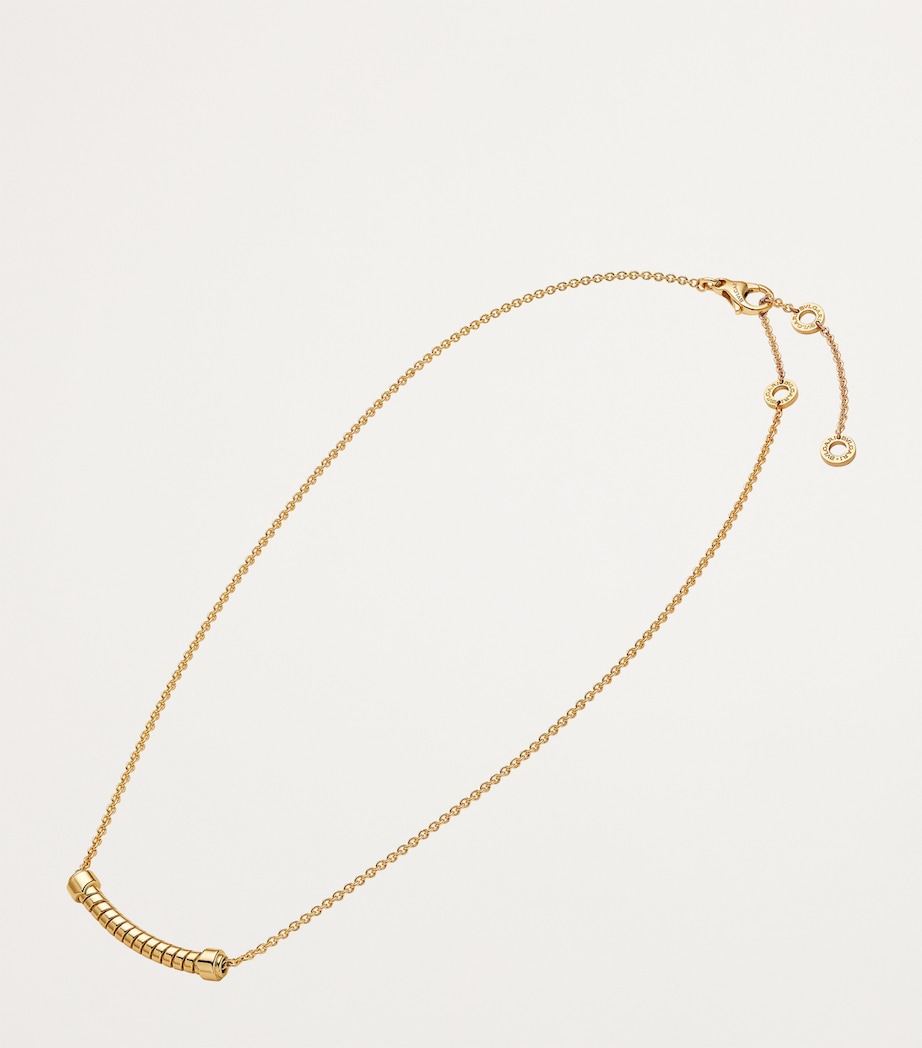 Yellow Gold Tubogas Chain Necklace YELLOW GOLD Image 6