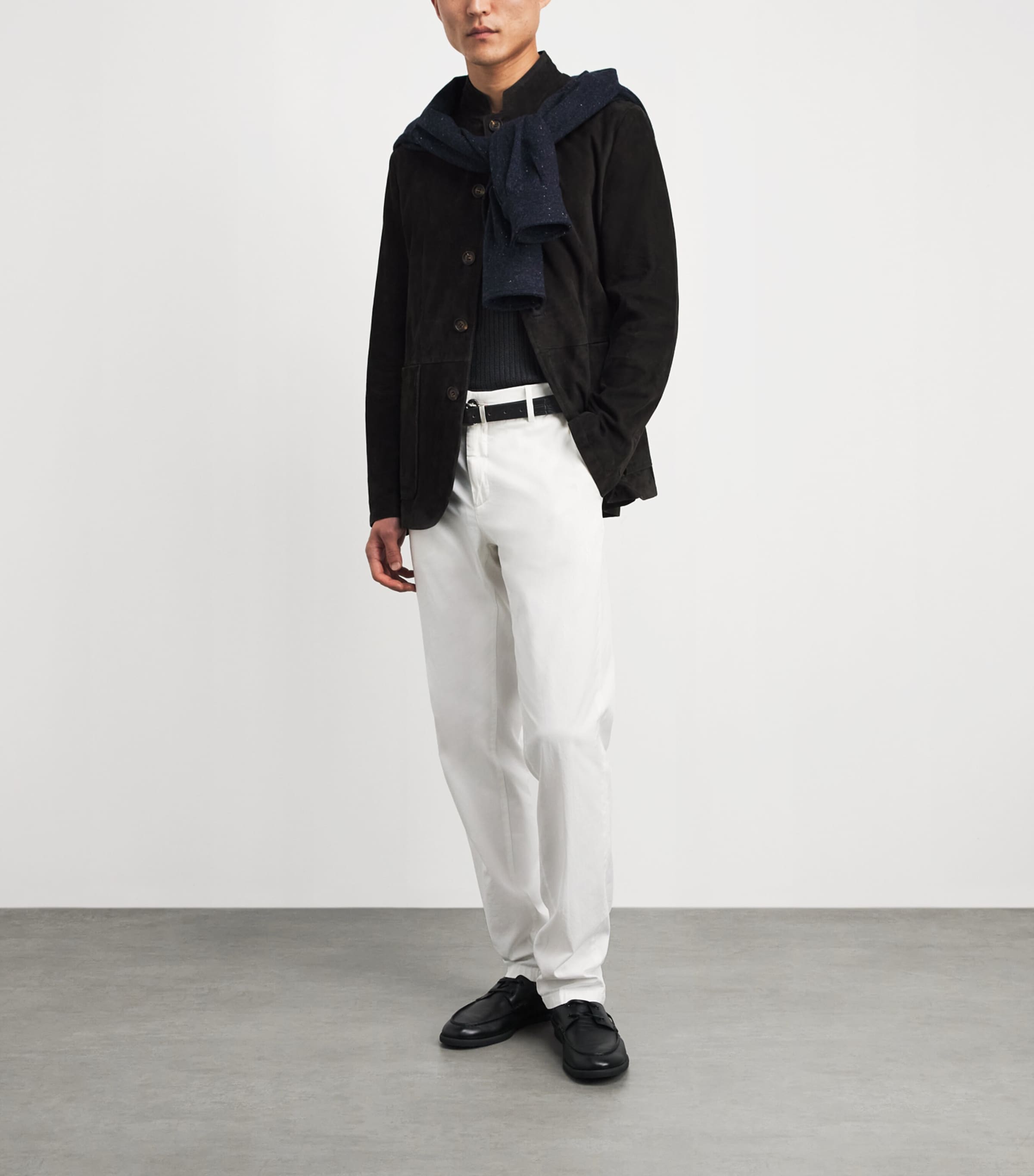 Eleventy Leather Belt Nero Image 4