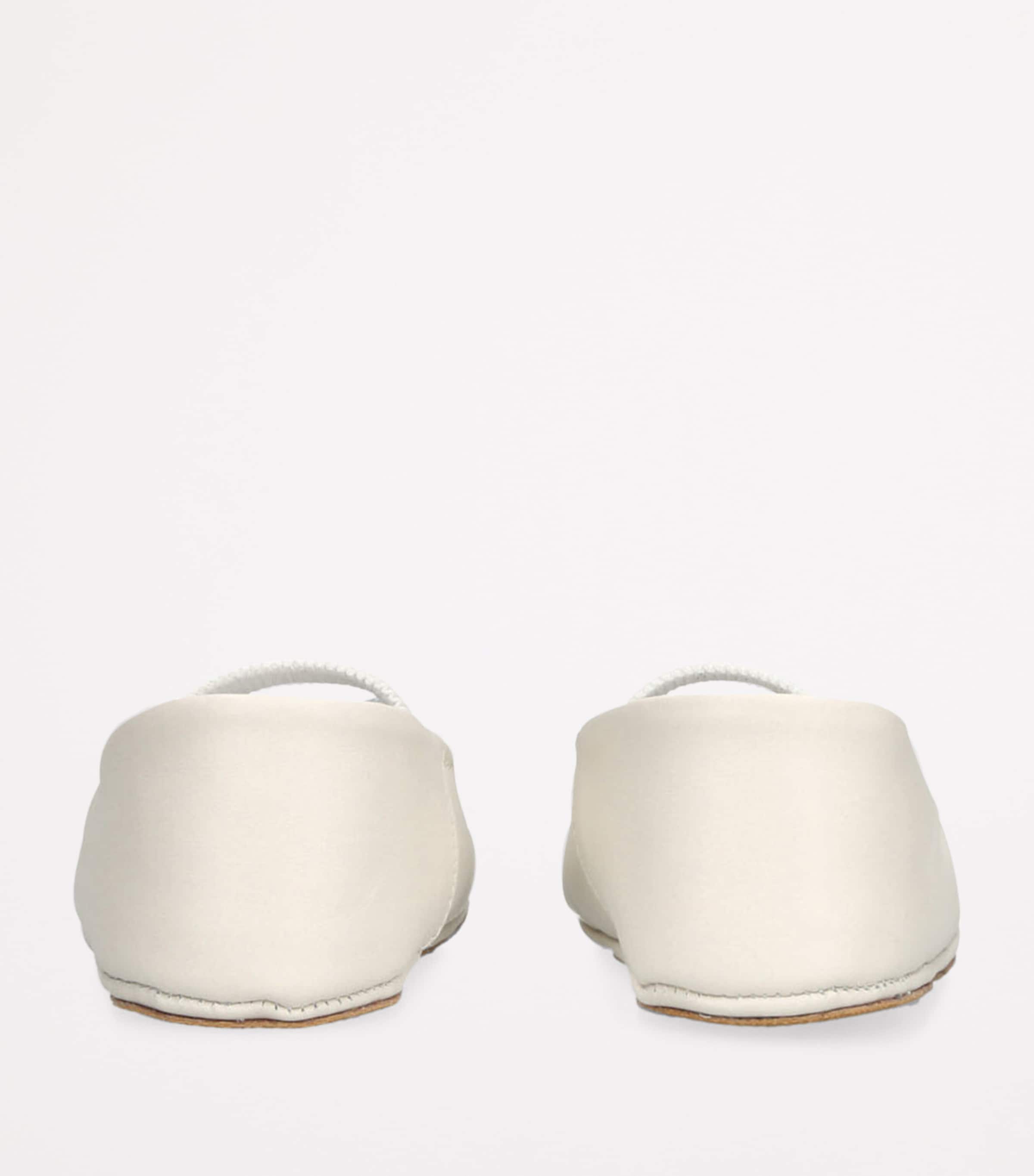 Leather Bowie Flats BONE Image 2