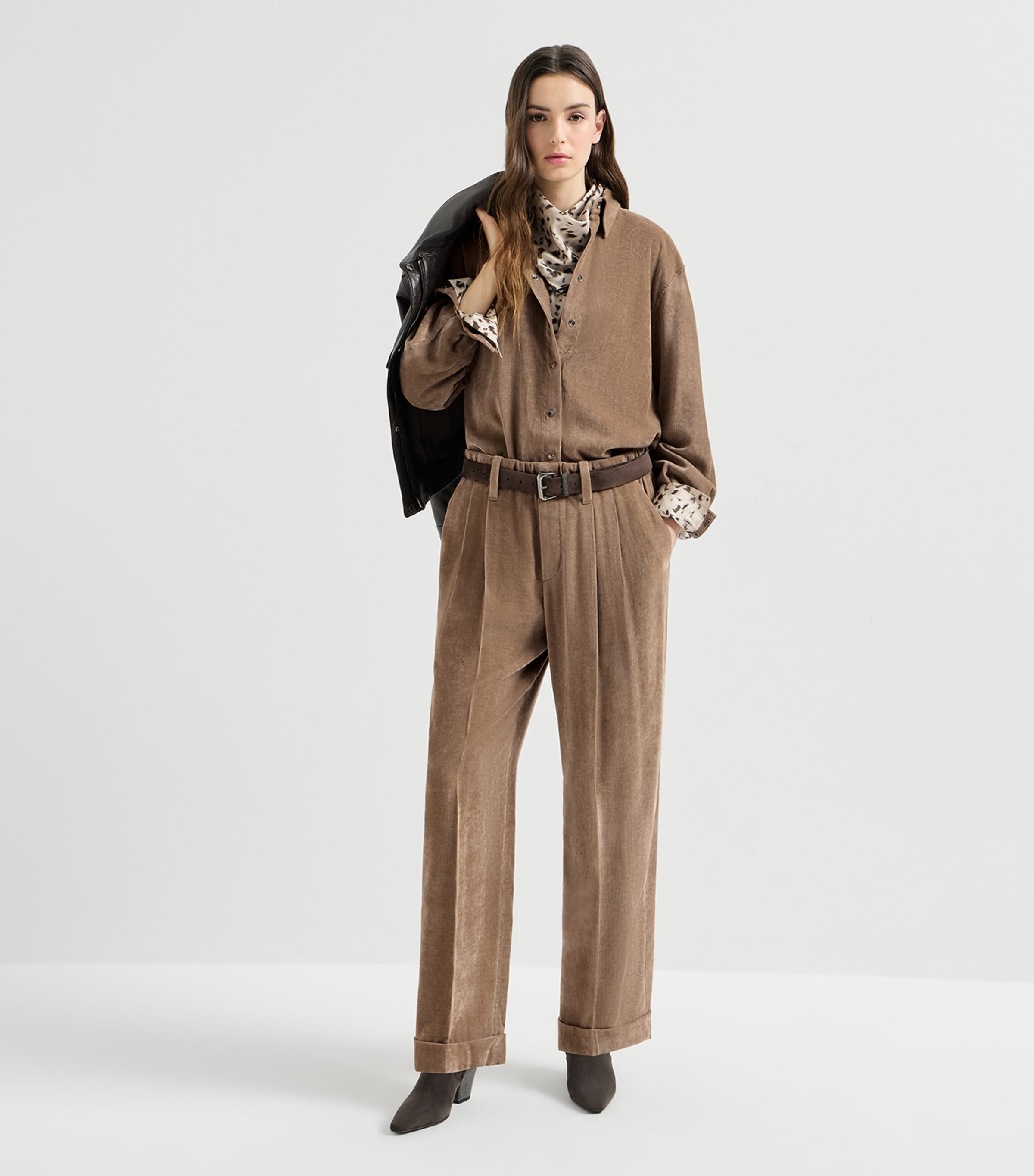 Brunello Cucinelli Womens Elasticated Trousers Image 2